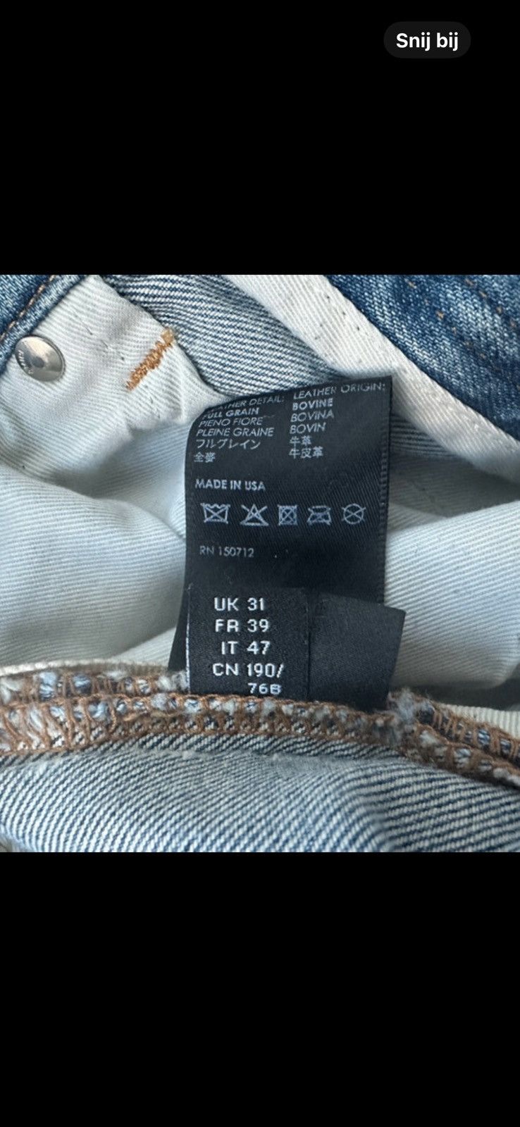 Amiri Amiri jeans Size US 31 - 6 Thumbnail