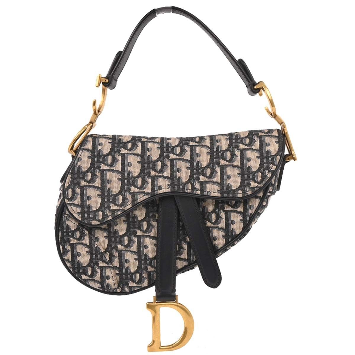 Dior Christian Dior Saddle Handbag Oblique Canvas Size ONE SIZE - 1 Thumbnail