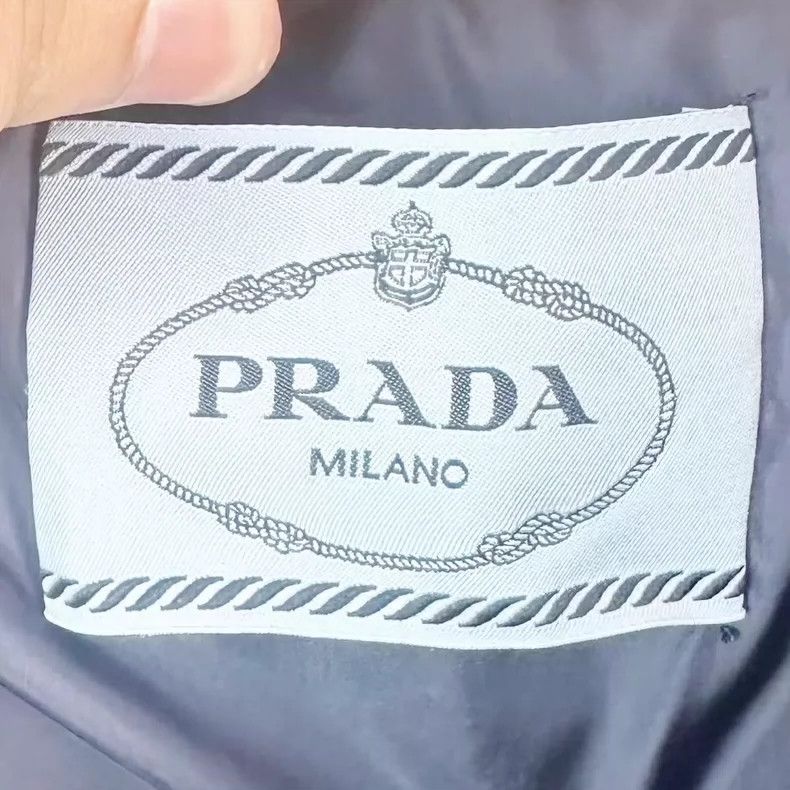 Prada Prada Size 36 Blue cuff glue logo down jacket 2501-Nextarro Size US XS / EU 42 / 0 - 3 Thumbnail