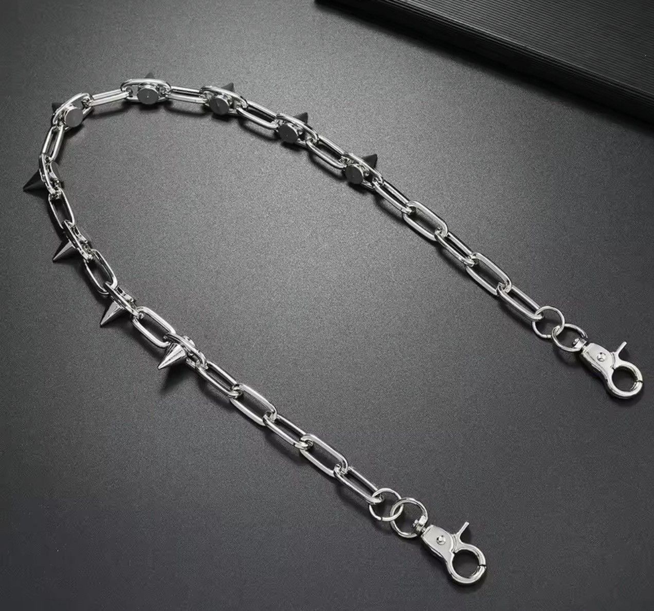 Jewelry Metal Spike Wallet chain Size ONE SIZE - 2 Thumbnail