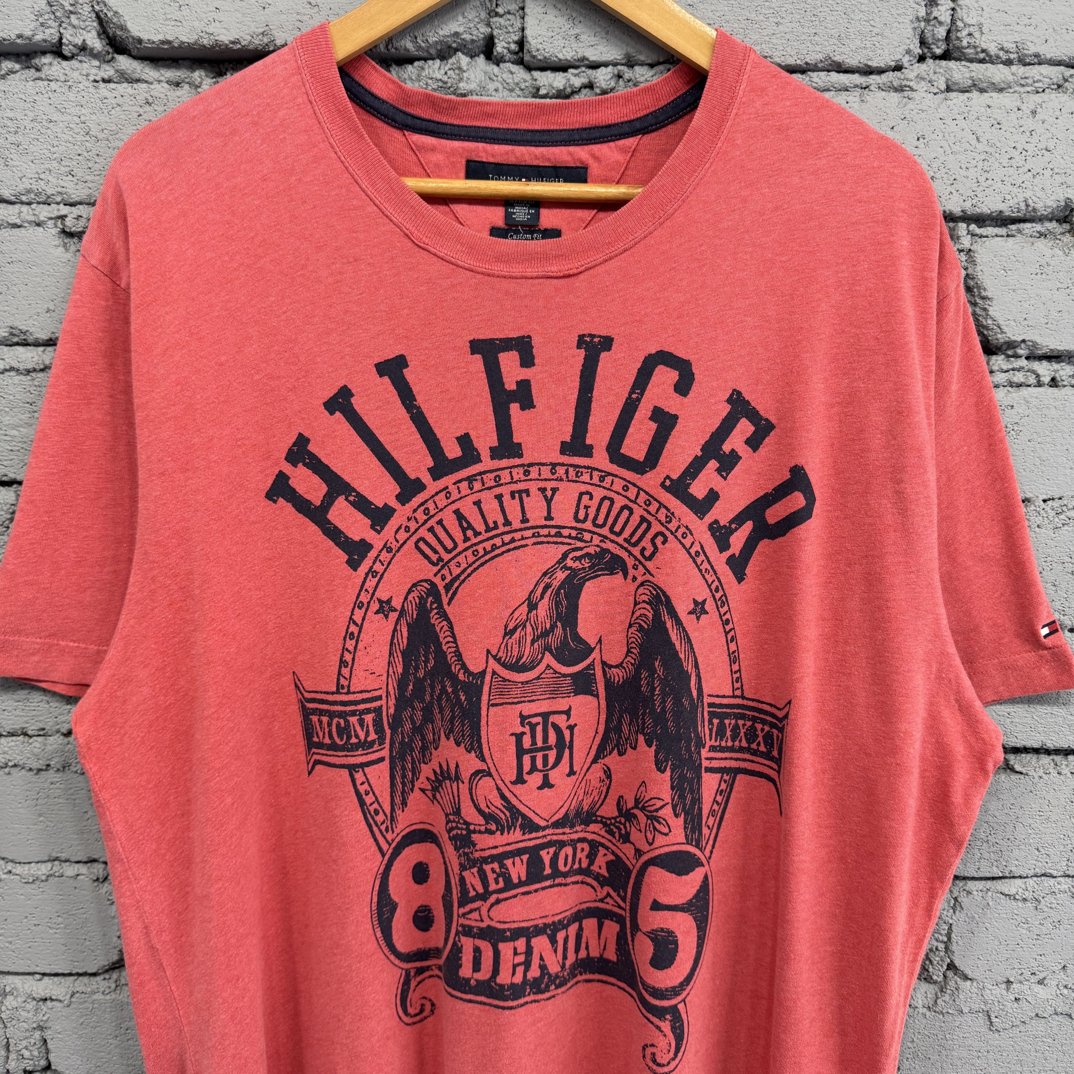 Tommy Hilfiger Tommy Hilfiger Icon Big Print Tshirt Size US XL / EU 56 / 4 - 3 Thumbnail