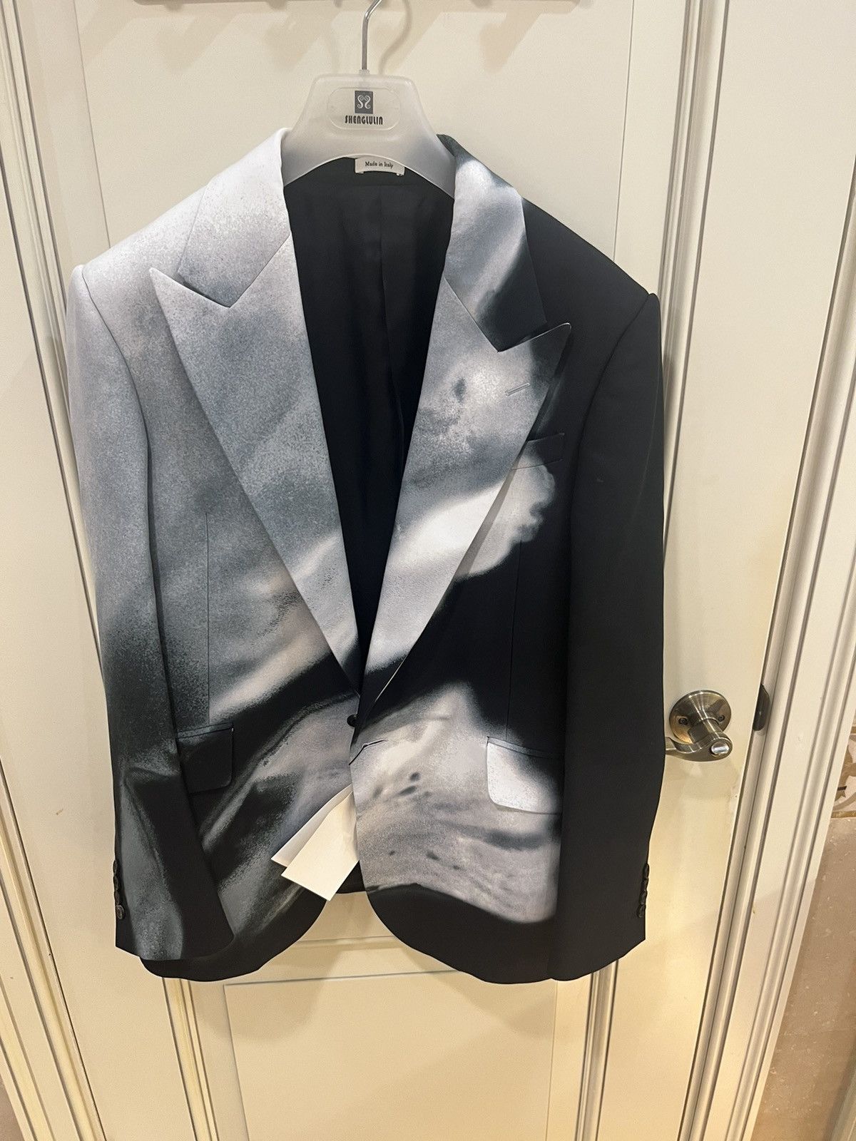 Alexander McQueen Luminous flower, single breast blazer size46 Size 46R - 21 Thumbnail
