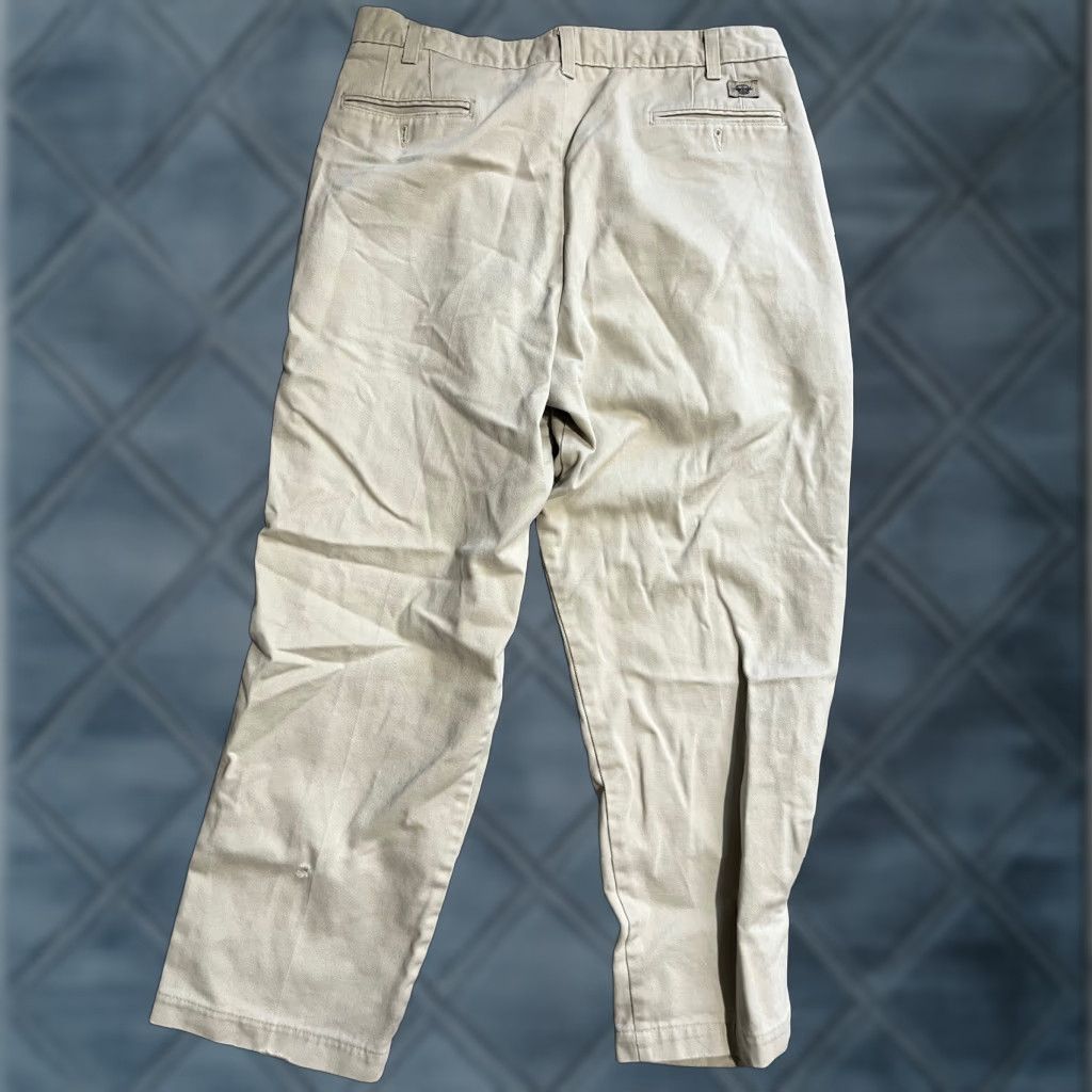 Dockers VINTAGE Dockers Pants 36x29 Beige Cotton Pleated Straight Classic Khakis USA Mens Size US 36 / EU 52 - 1 Thumbnail