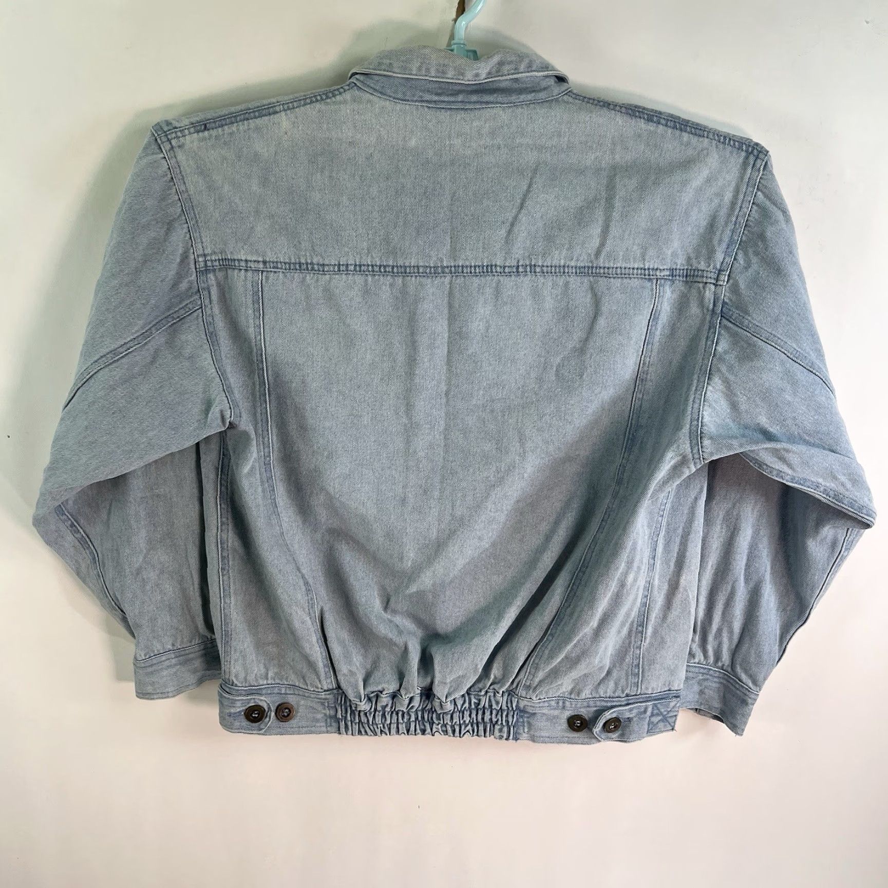 Vintage VINTAGE Alfred Dunner Denim Blue Jean Jacket Womens Size M Size 32" / US 10 / IT 46 - 7 Thumbnail