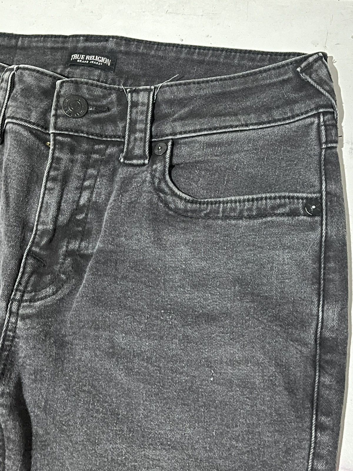 True Religion World Tour Black Wash Bootcut Flare Jeans Y2K