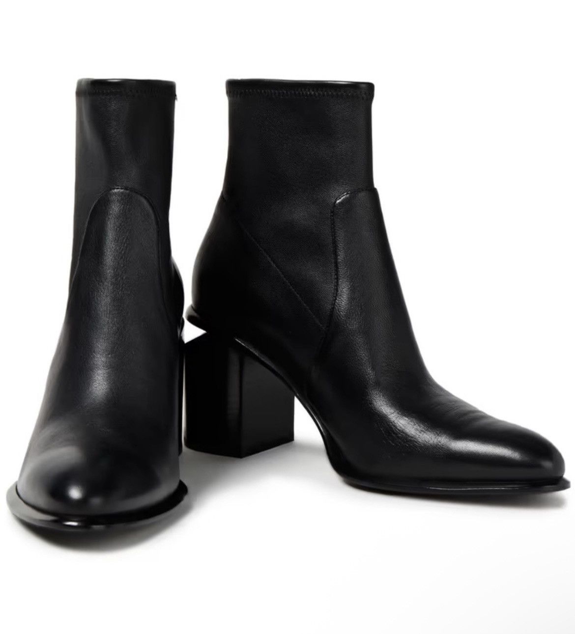 Alexander Wang ALEXANDER WANG Anna stretch-leather ankle boots Size US 9.5 / IT 39.5 - 1 Thumbnail