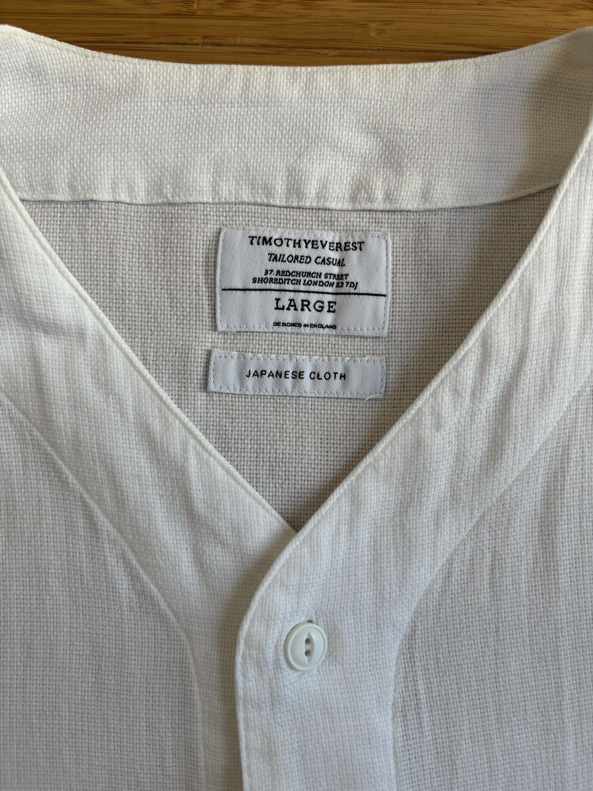Timothy Everest Timothy Everest Cotton Dugout Shirt Size US L / EU 52-54 / 3 - 2 Thumbnail