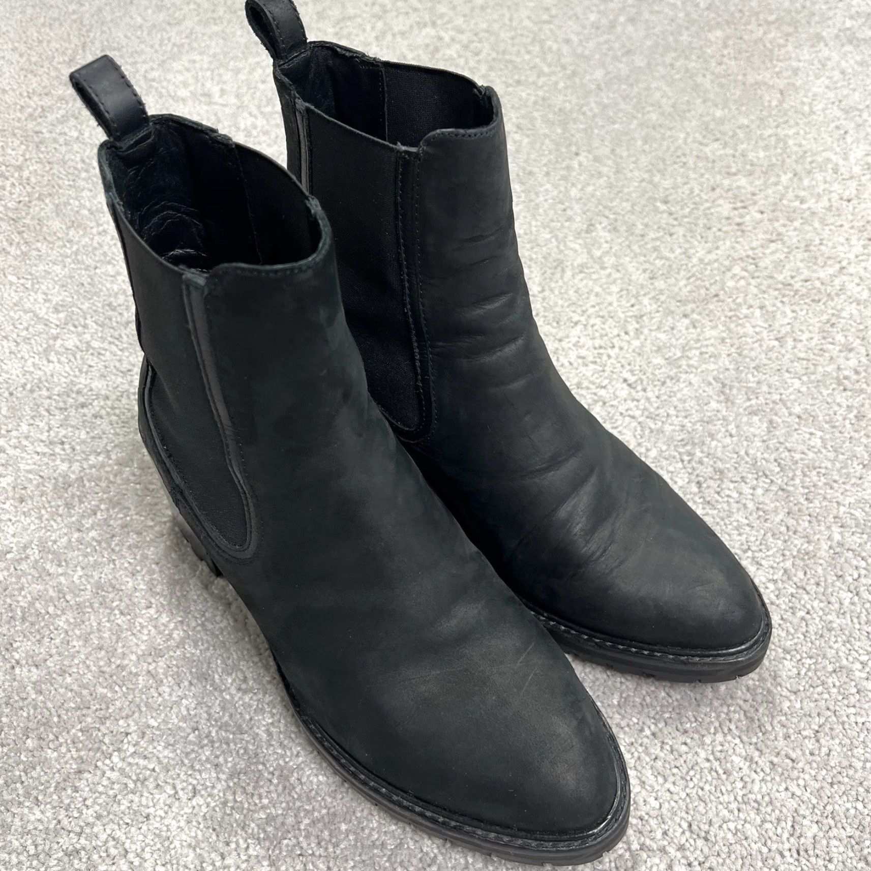 Thursday Boot Company Thursday Boot Co. Women’s 9 Black Leather Everyday Chelsea Boots Pull On Chelsea Boots Size US 9 / IT 39 - 2 Thumbnail