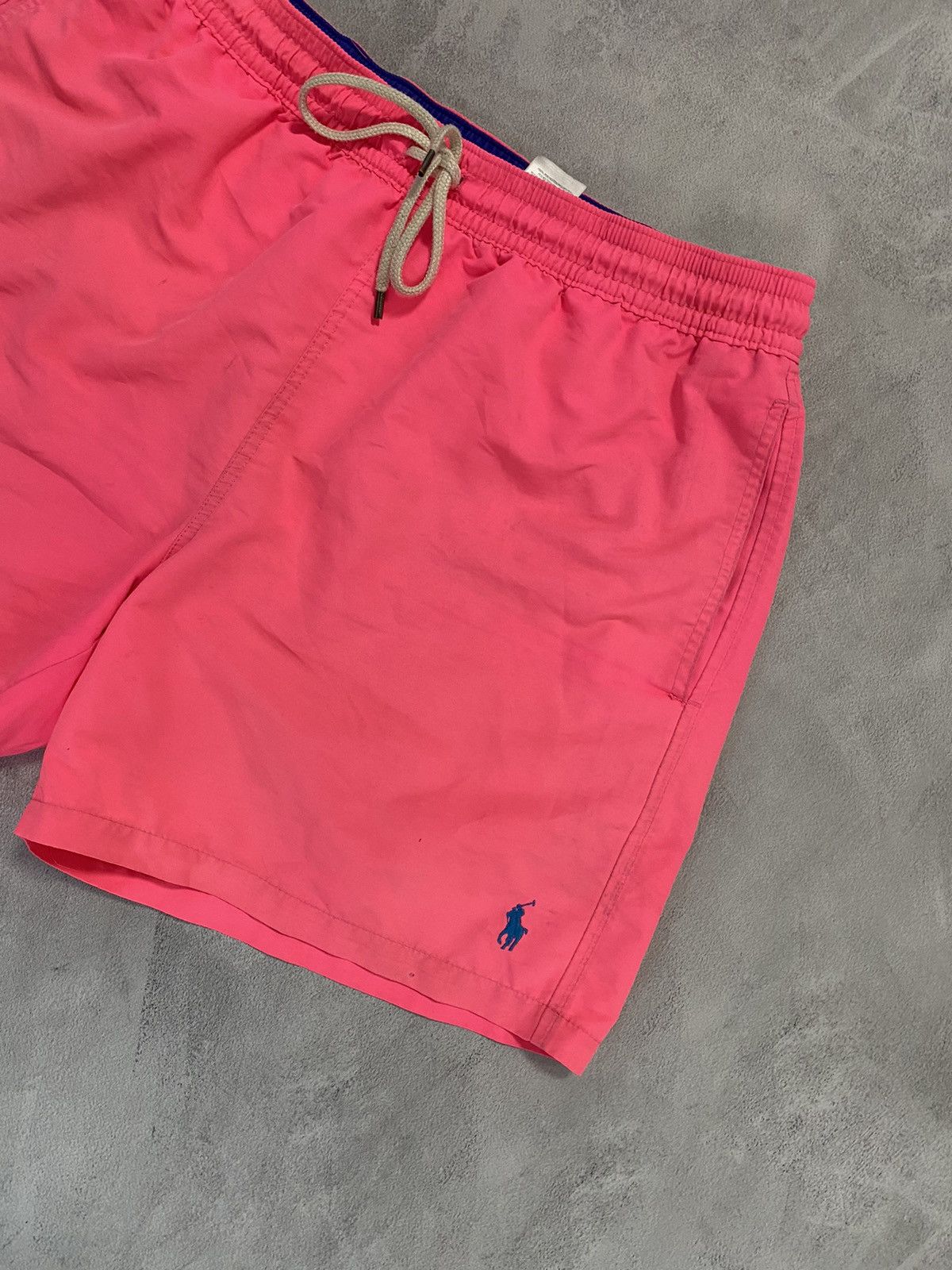 Polo Ralph Lauren × Ralph Lauren × Vintage 🍬Vintage 90s Shorts Ralph Lauren RL PINK Horse Size US 36 / EU 52 - 3 Thumbnail