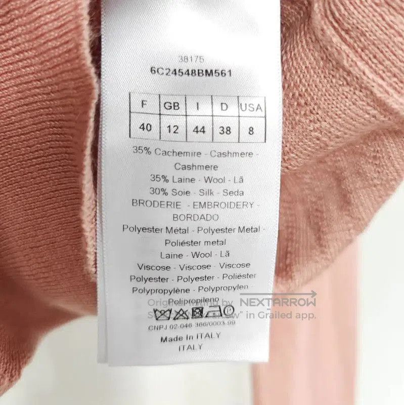 Dior Dior Pink Cashmere Long Sleeve Sweater . Size S / US 4 / IT 40 - 5 Thumbnail