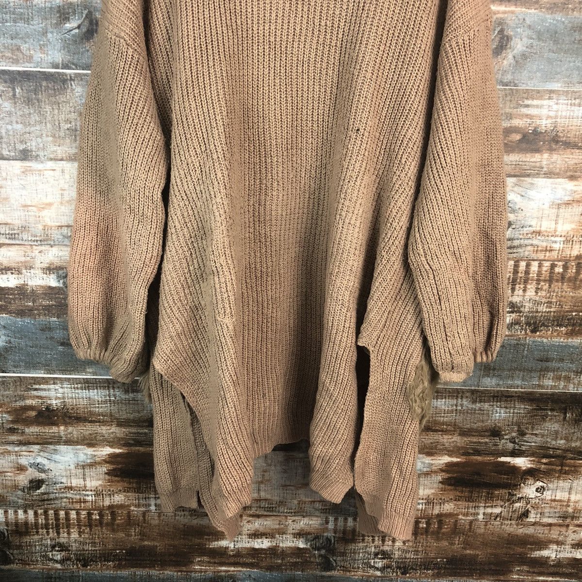 Japanese Brand Earth Music & Econology Brown Cardigan Knitwear #A2272 Size XL / US 12-14 / IT 48-50 - 14 Thumbnail