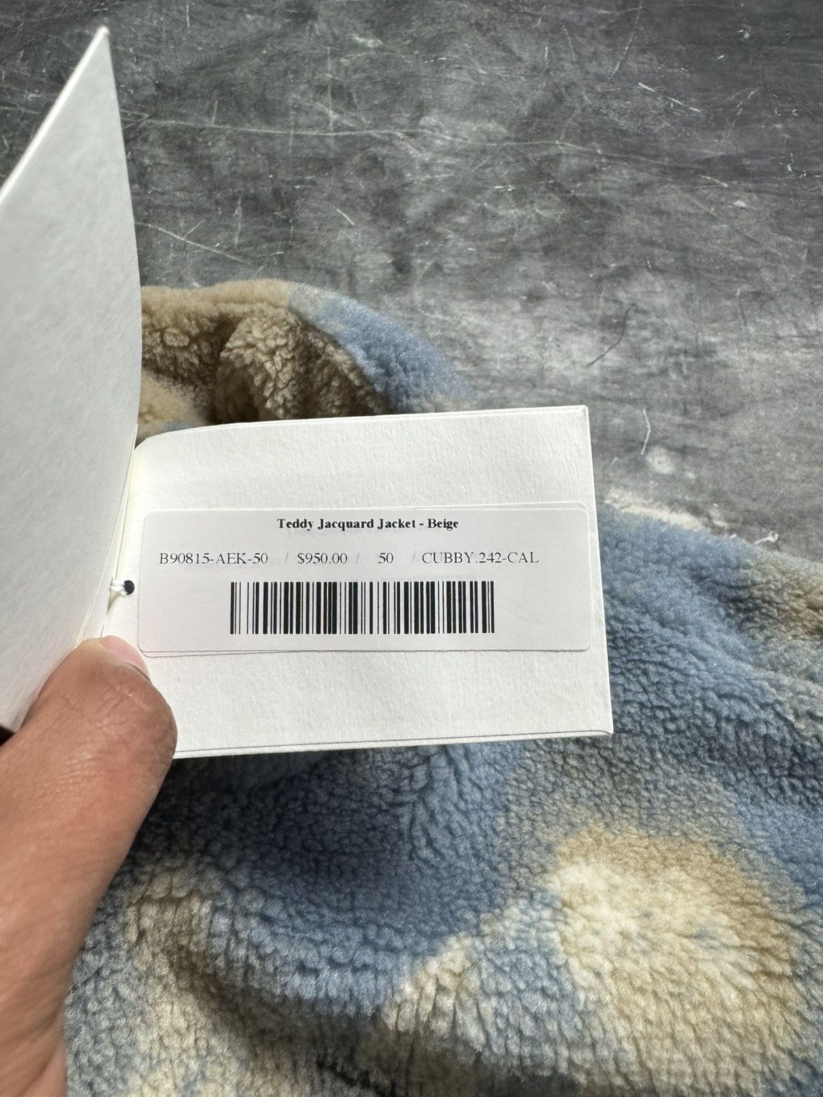 Acne Studios Acne Studios Teddy Jacquard Jacket Size US L / EU 52-54 / 3 - 9 Thumbnail