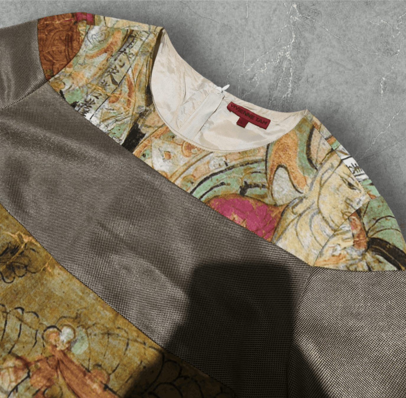 Vivienne Tam 90s Vivienne Tam Buddha Blouse Size L / US 10 / IT 46 - 5 Thumbnail