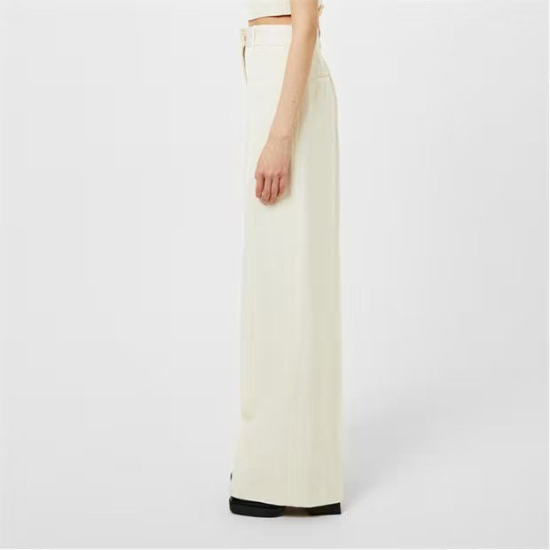 Jil Sander o1g2r1mq1024 Pant in Cream Size 26" / US 2 / IT 38 - 4 Thumbnail
