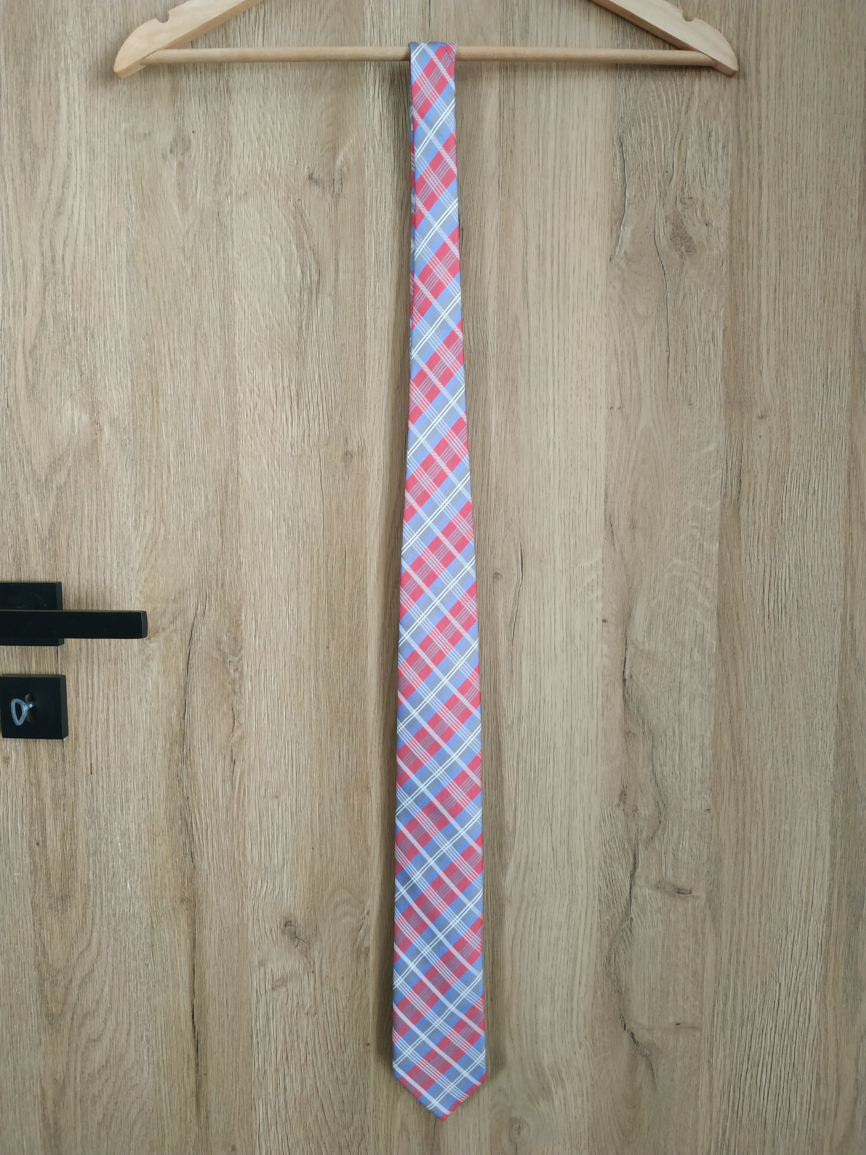 Paul Smith Paul Smith Men's Silk Checkered Tie Size ONE SIZE - 6 Thumbnail