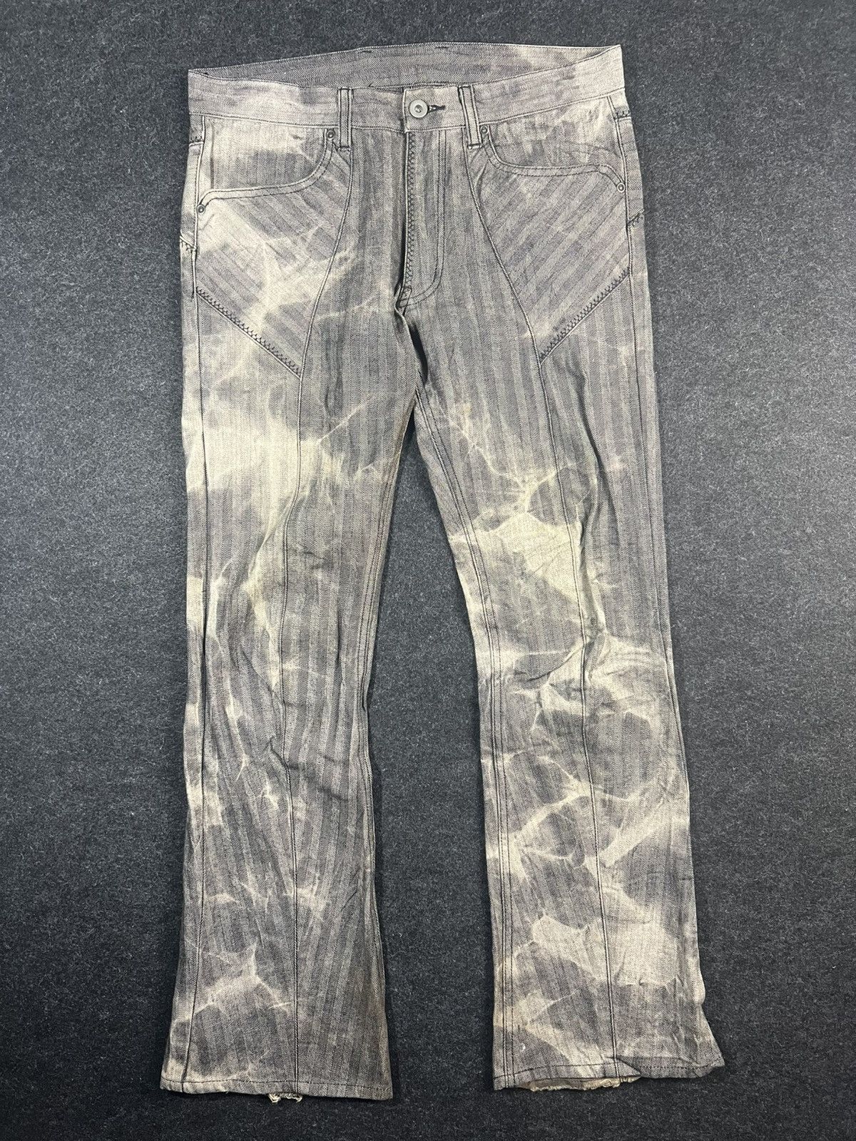 If Six Was Nine Rupert Edge Flare Distressed Punk Bondage Size US 32 / EU 48 - 3 Thumbnail