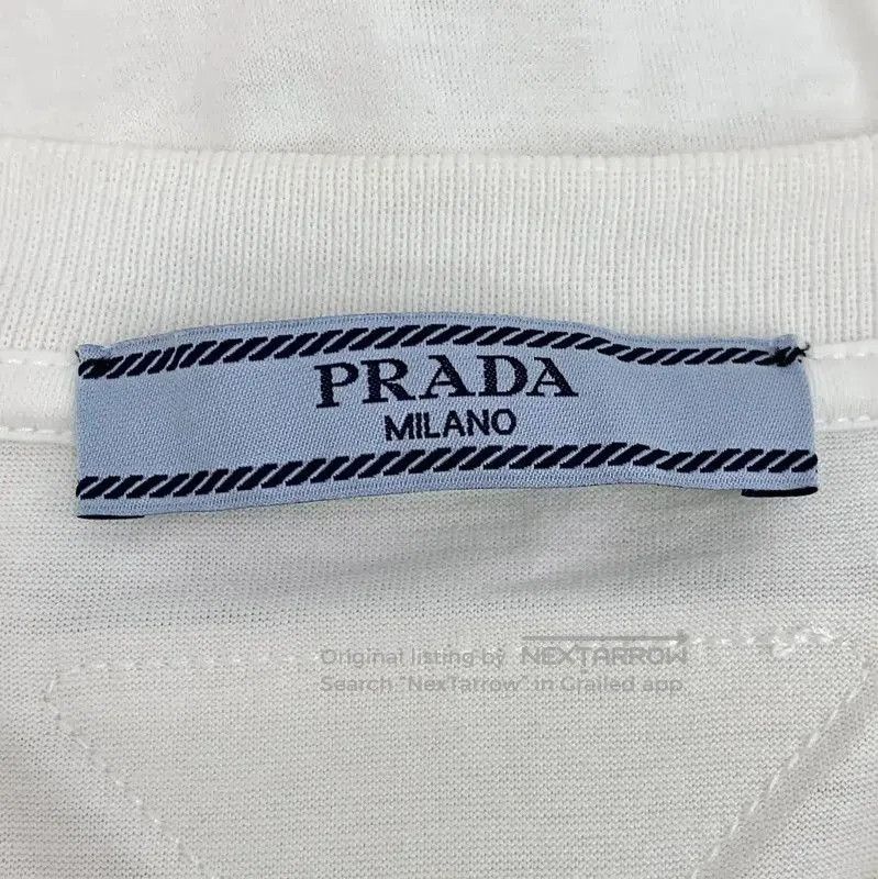 Other Prada White Cotton T-Shirt for Women. Size S / US 4 / IT 40 - 5 Thumbnail