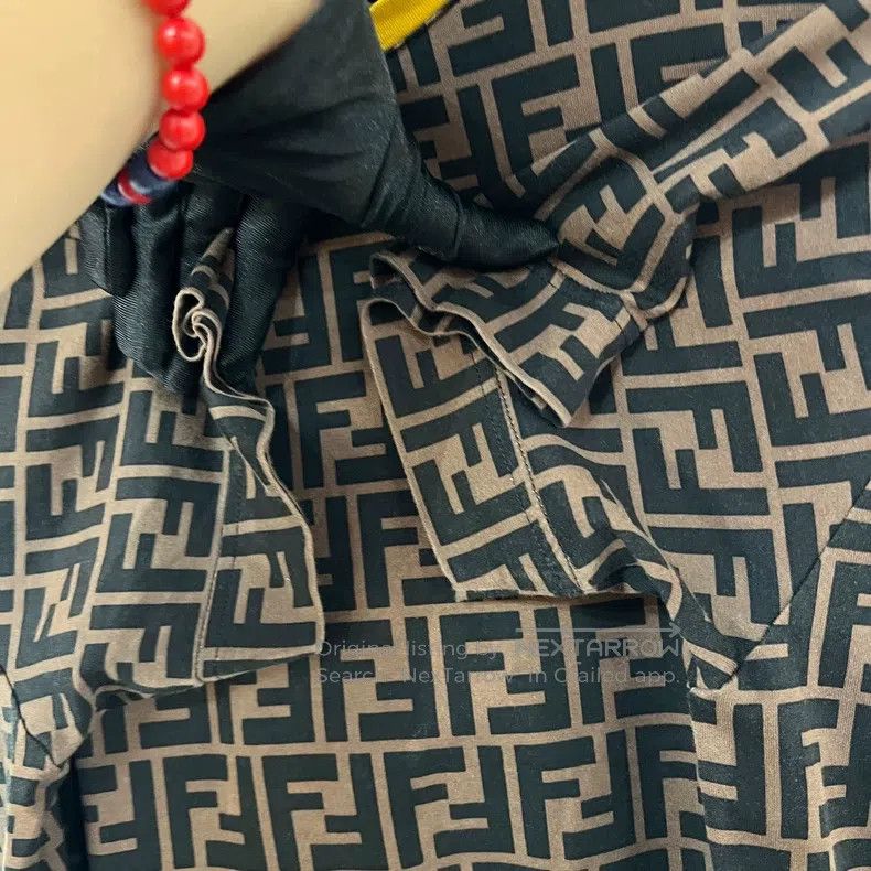 Fendi Fendi Brown old flower full print short-sleeved T-shirt, c Size US S / EU 44-46 / 1 - 5 Thumbnail