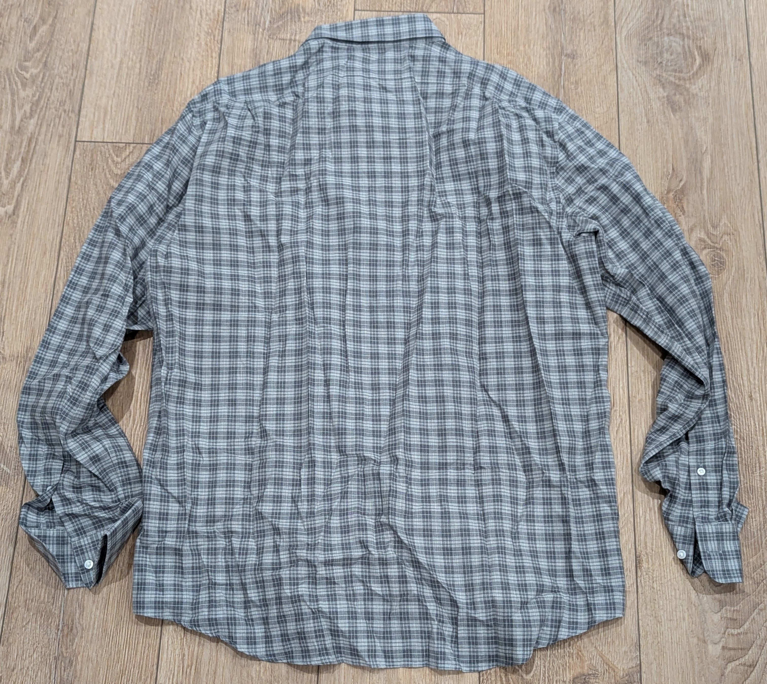 Ralph Lauren Purple Label Ralph Lauren Purple Label Herringbone Button Up Shirt 2XL Size US XXL / EU 58 / 5 - 3 Thumbnail