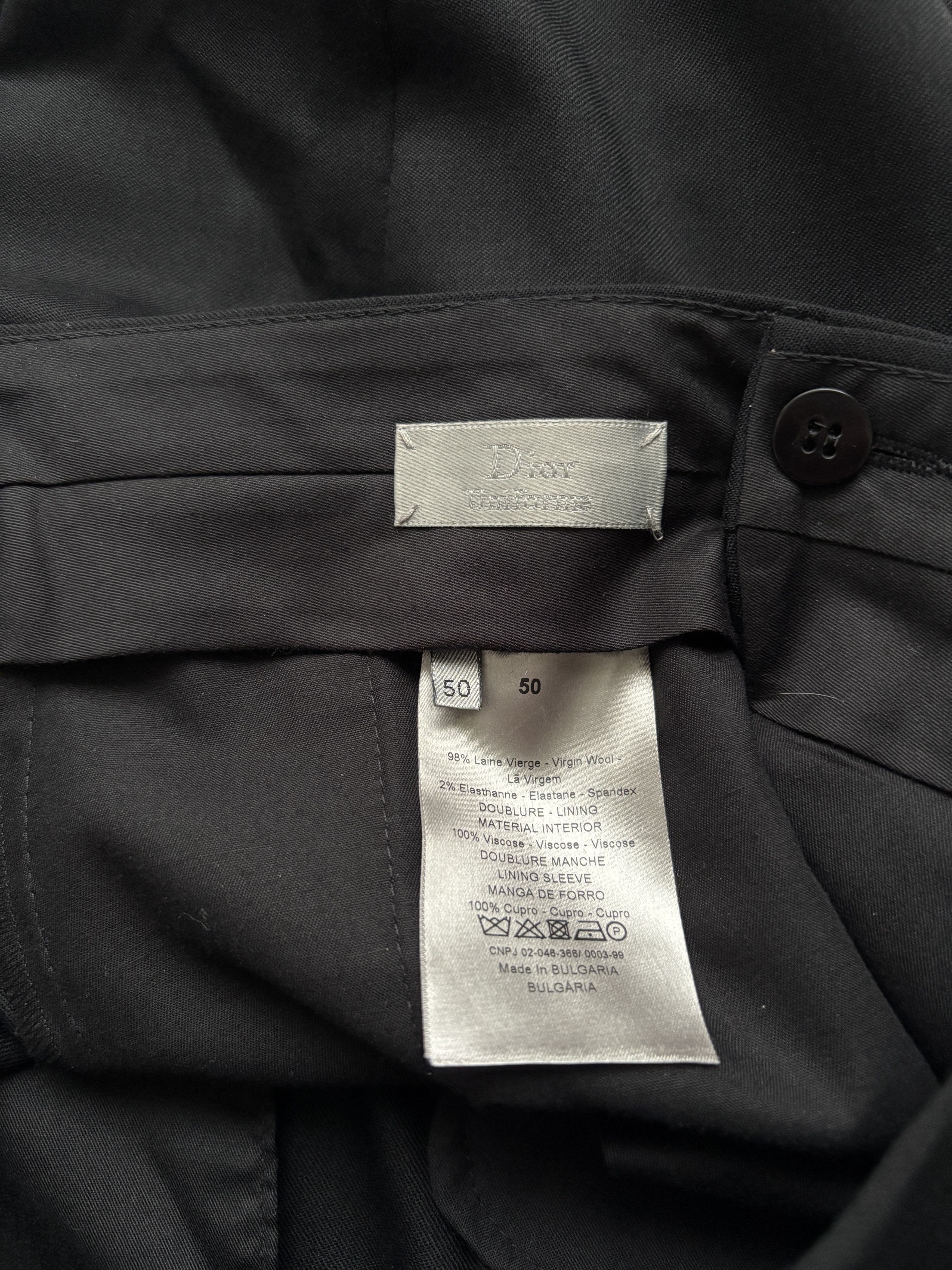 Dior ⚡️QUICK SALE⚡️Dior Black Trousers Pants Size US 34 / EU 50 - 3 Thumbnail