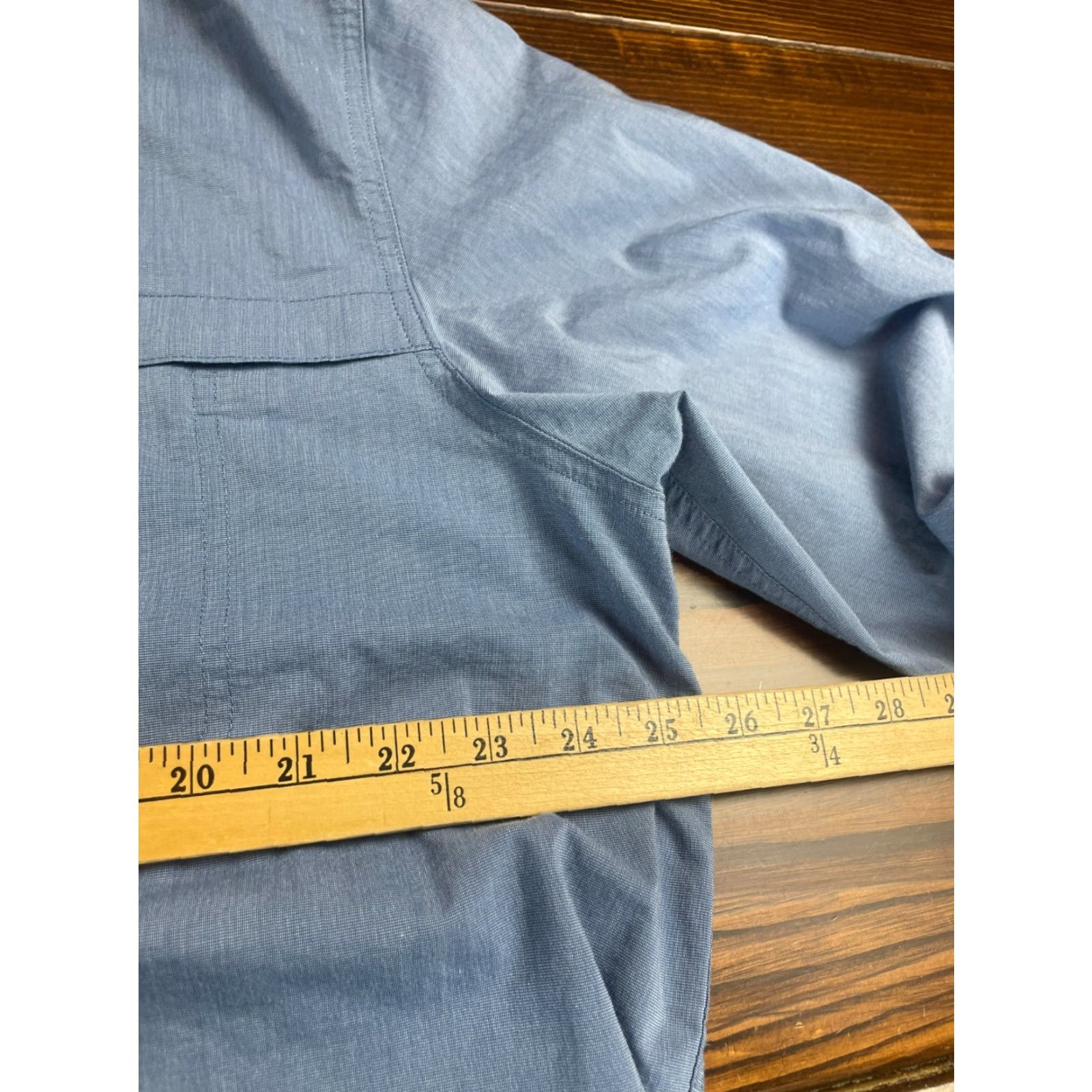 Wrangler Wrangler Shirt Men's XL Blue Metal Buttons Regular Fit Long Sleeve Button-Up Vented Size US XL / EU 56 / 4 - 4 Thumbnail