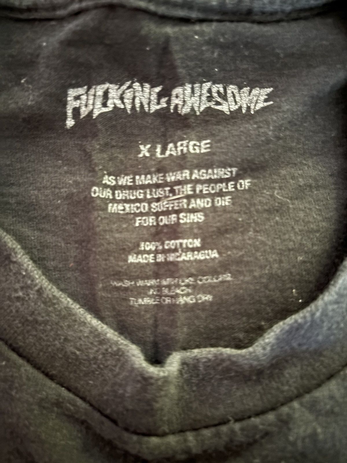 Fucking Awesome Fucking Awesome Hollywood Blvd. Black Graphic T-Shirt Size US XL / EU 56 / 4 - 3 Thumbnail
