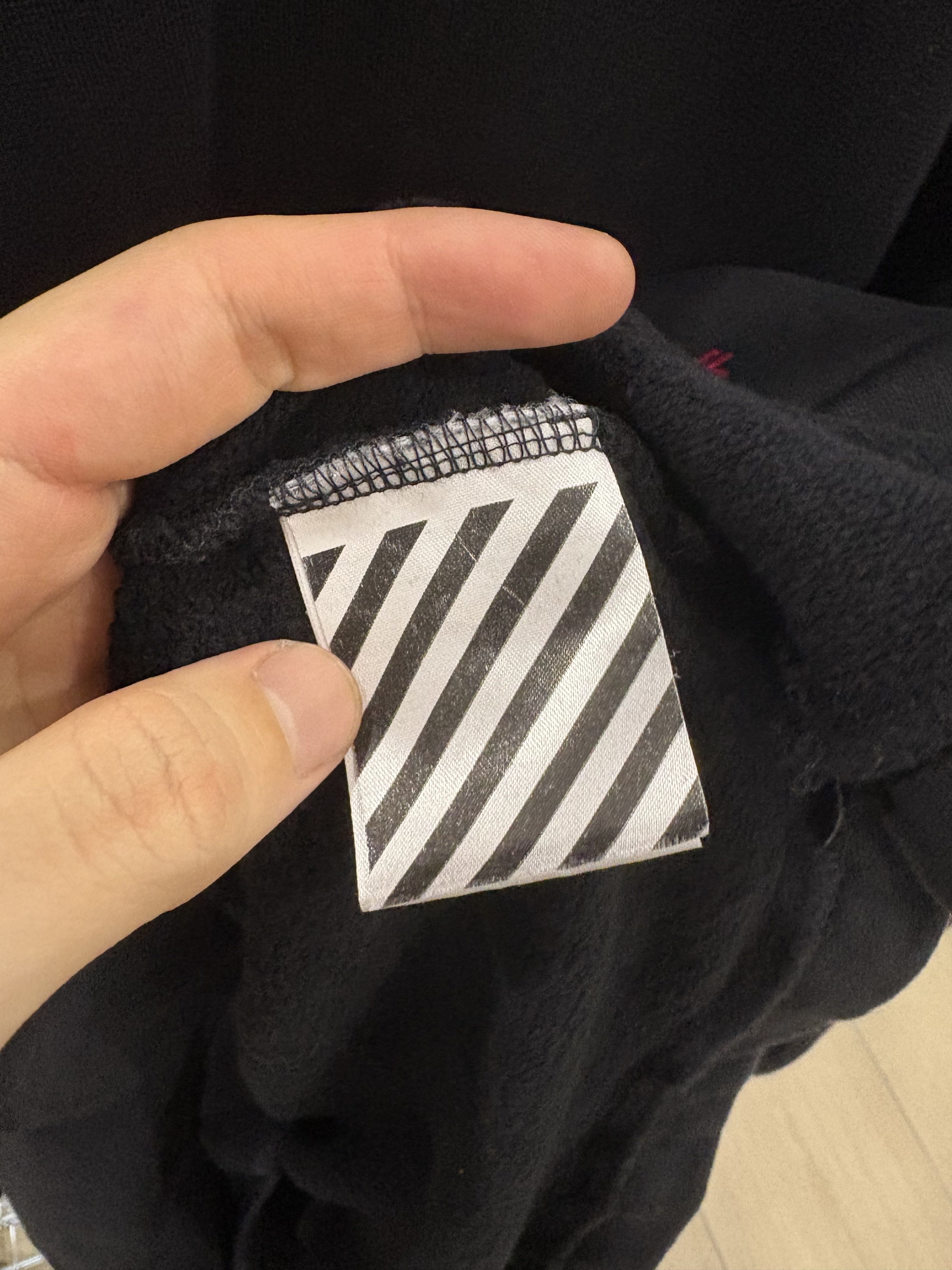 Off-White Off-White c/o Virgil Abloh Nebraska "CUT OFF" Hoodie Size US L / EU 52-54 / 3 - 8 Thumbnail
