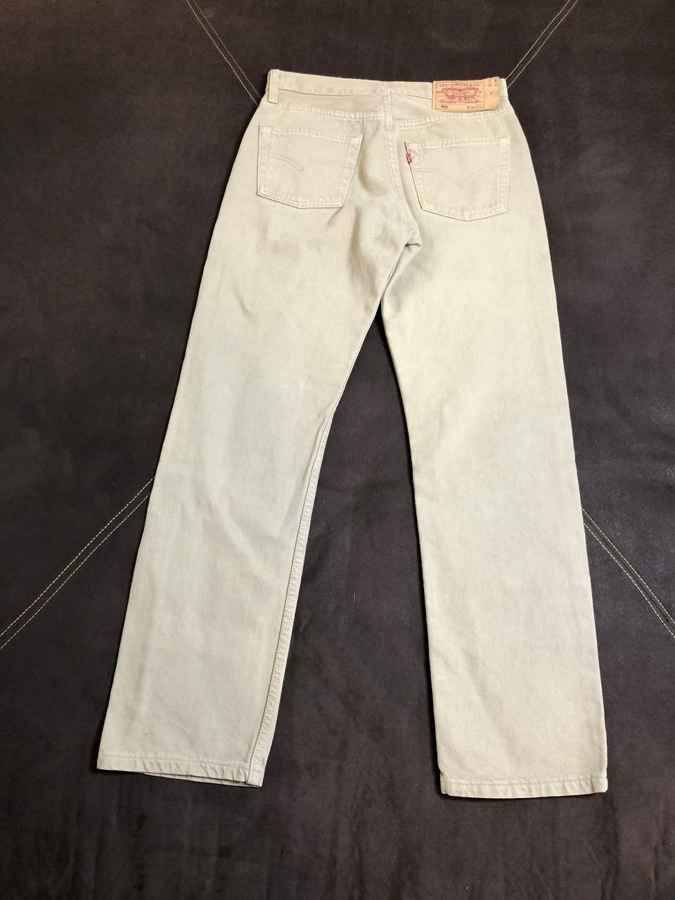 Levi's Levi's 501 Beige Jeans Button Fly Straight jeans Size US 30 / EU 46 - 15 Thumbnail