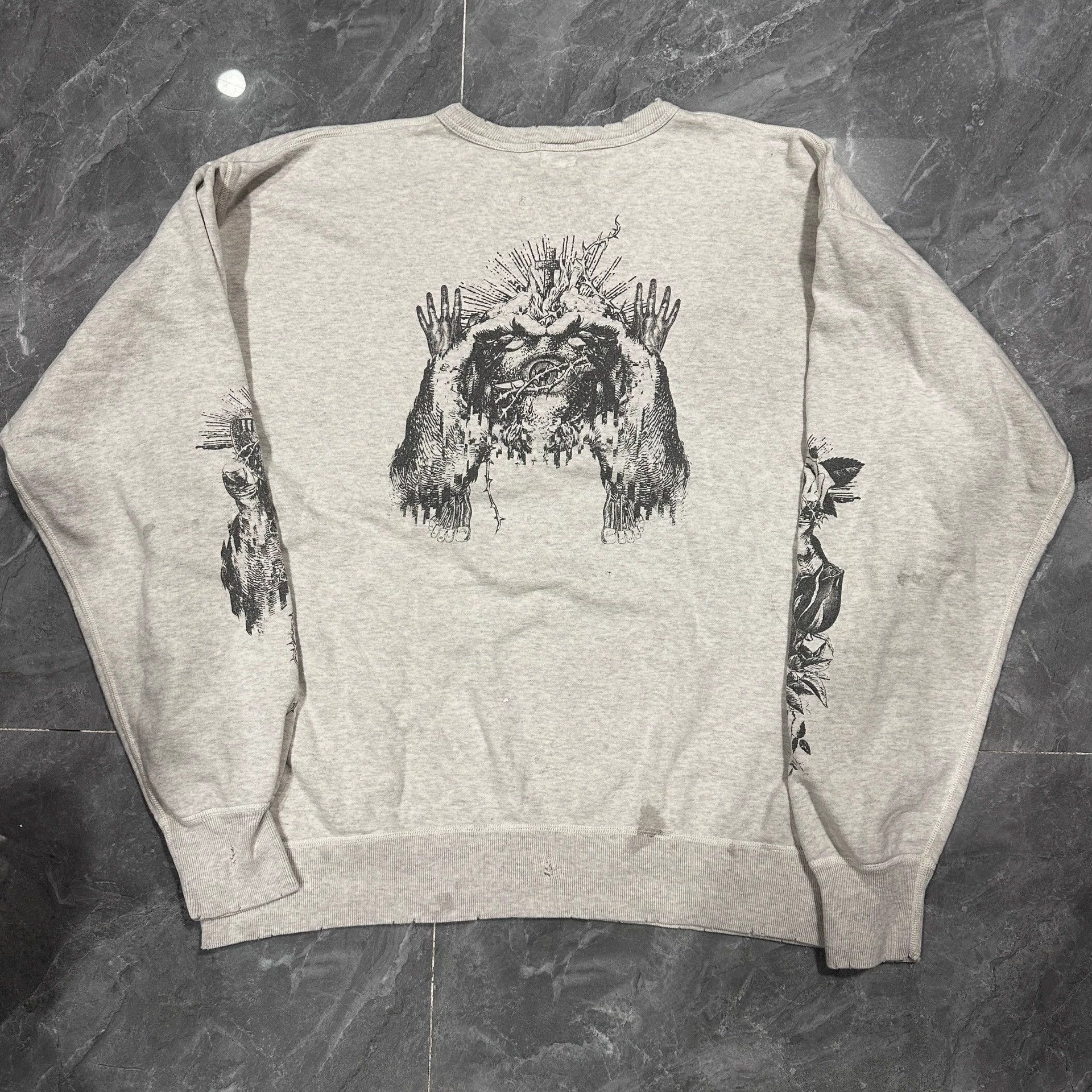 Saint Michael Saint Michael God washed rice white and destroyed the round Size US XL / EU 56 / 4 - 2 Thumbnail