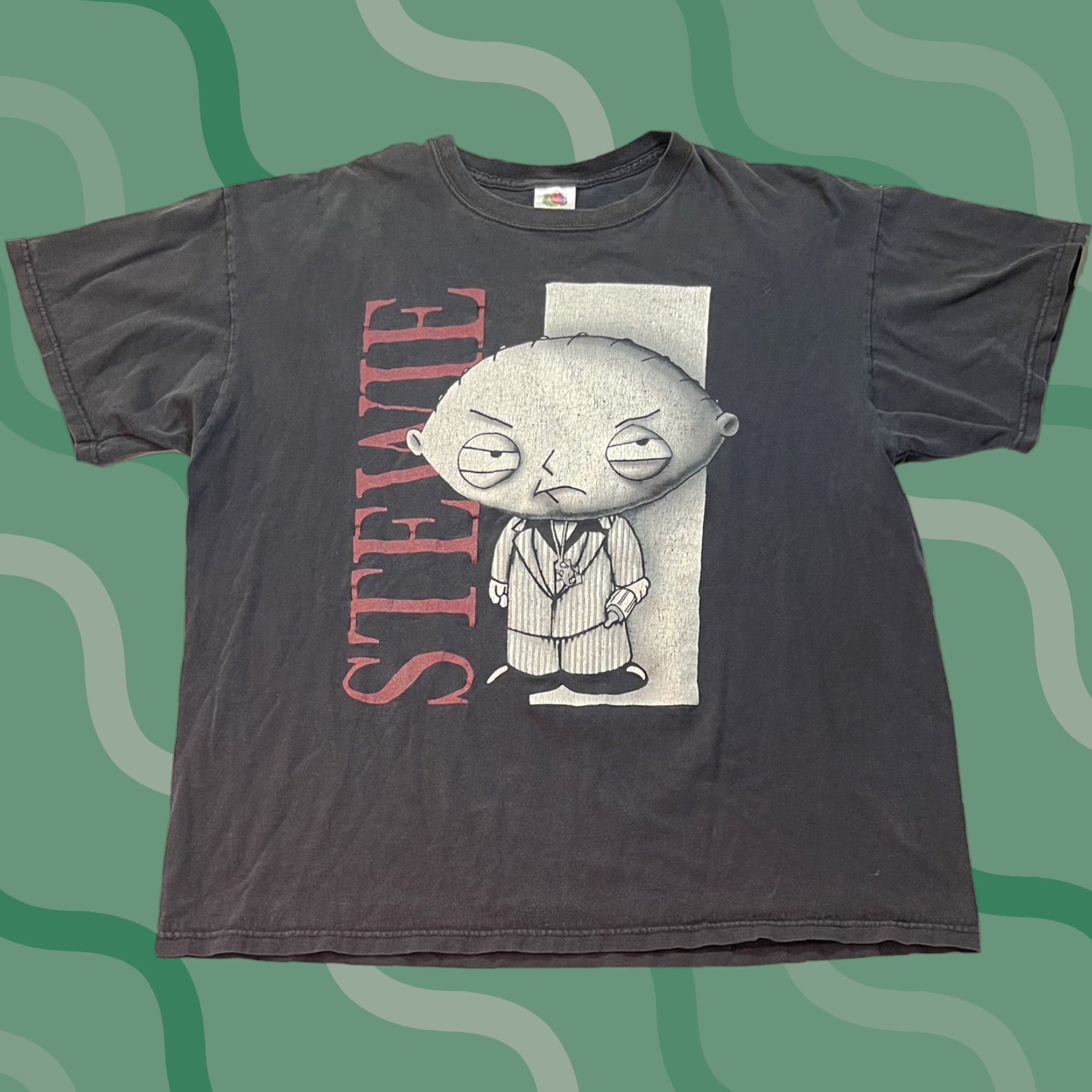 Vintage VINTAGE Stewie Scarface T Shirt Family Guy Cartoon Pullover Crewneck XL Black Cotton Logo Short Sleeve Unbranded Unisex Adults T-Shirt Size US XL / EU 56 / 4 - 1 Thumbnail