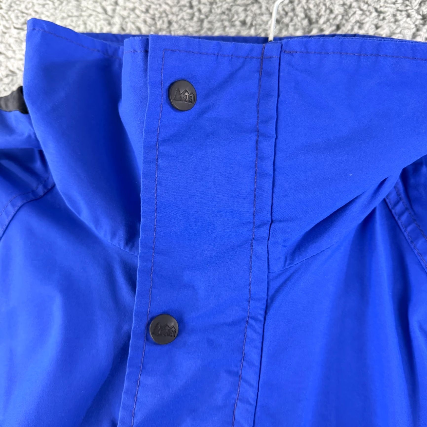 Vintage REI Gore-Tex Rain Jacket Mens Medium Blue Vintage Long Sleeve Hood Snap Button Jacket Size US M / EU 48-50 / 2 - 3 Thumbnail
