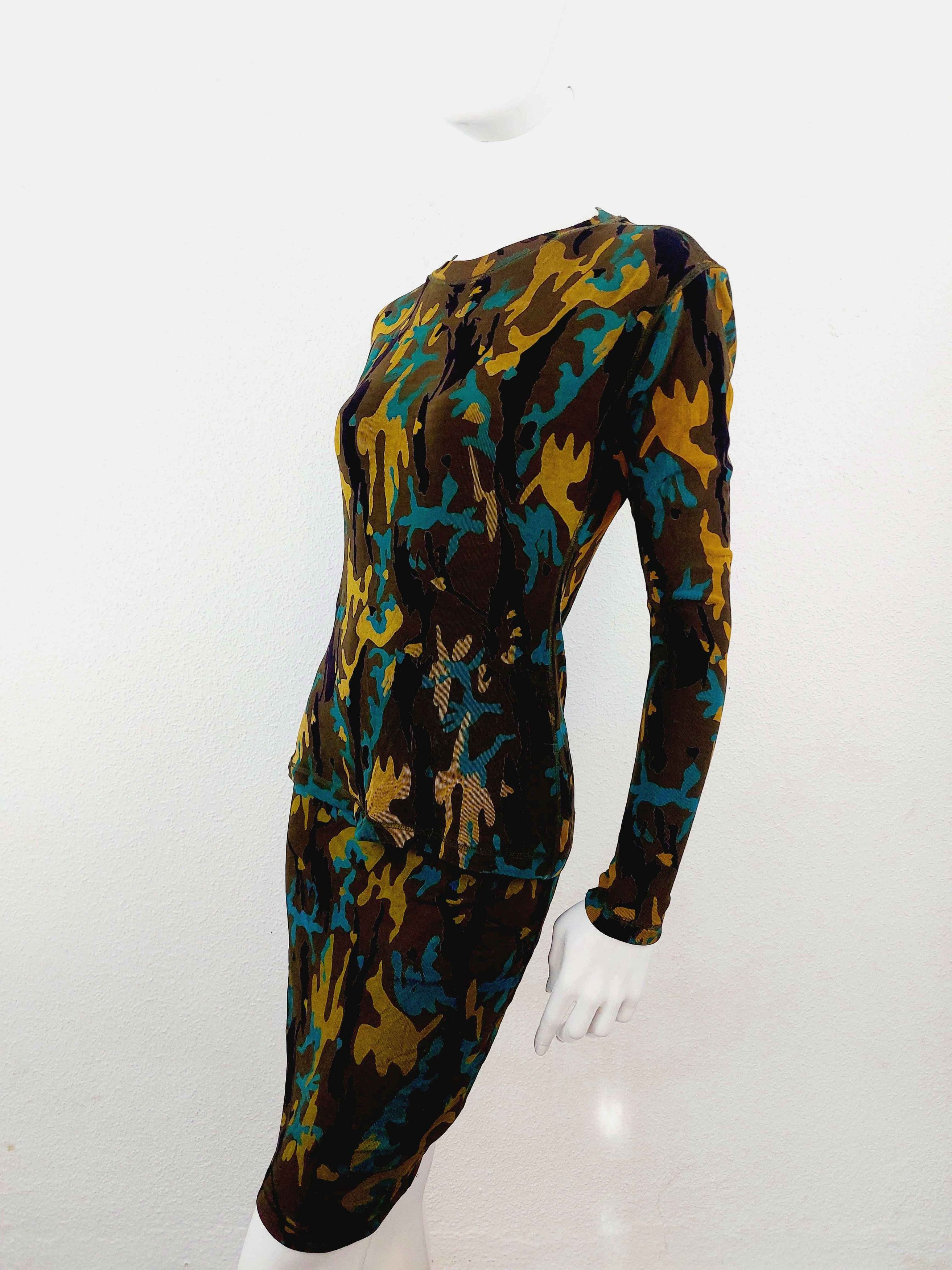 Jean Paul Gaultier Jean Paul Gaultier Junior Camouflage Military Tactical Dress Size M / US 6-8 / IT 42-44 - 8 Thumbnail
