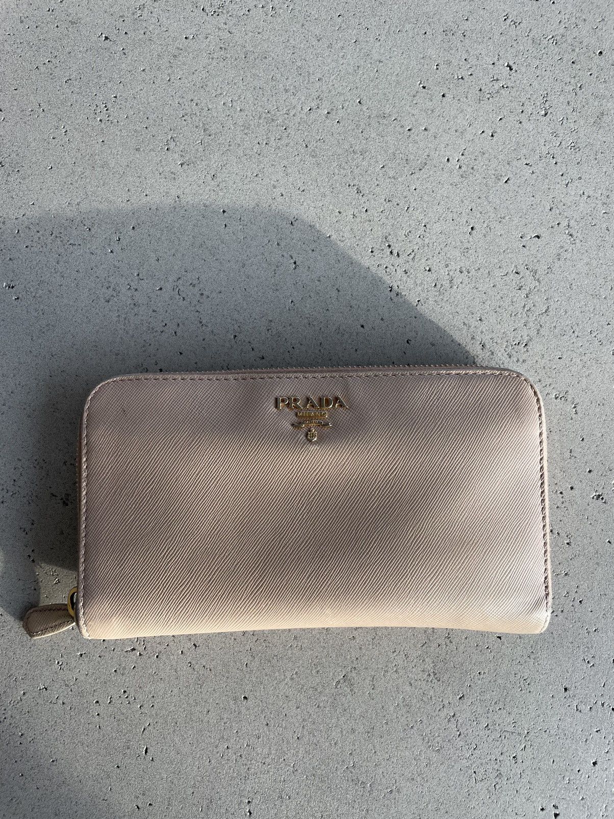 Prada Prada Saffiano Leather Zippy Wallet Size ONE SIZE - 3 Thumbnail