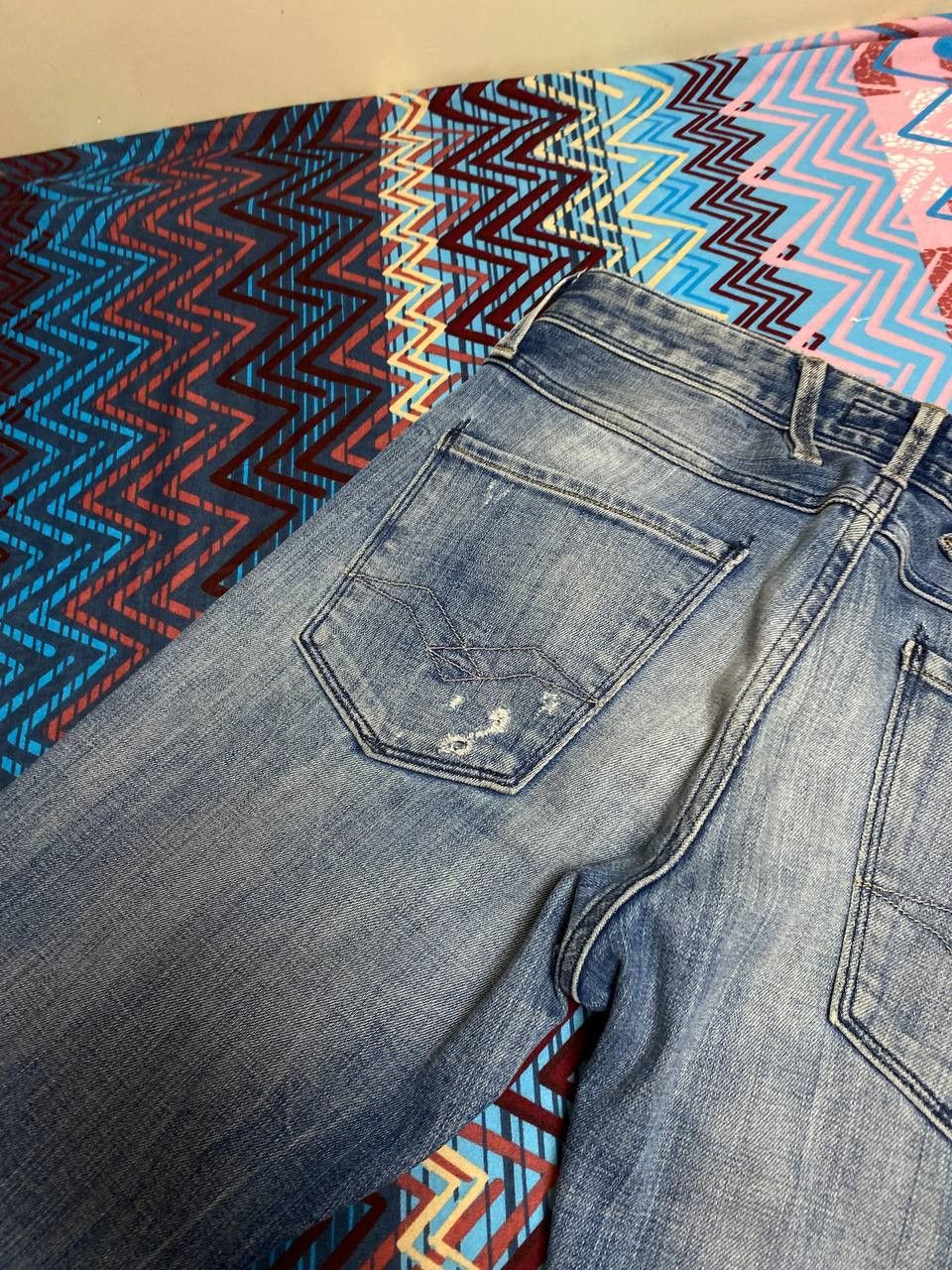 Replay × Vintage Vintage Replay Flared Distressed Jeans Size US 29 - 8 Thumbnail
