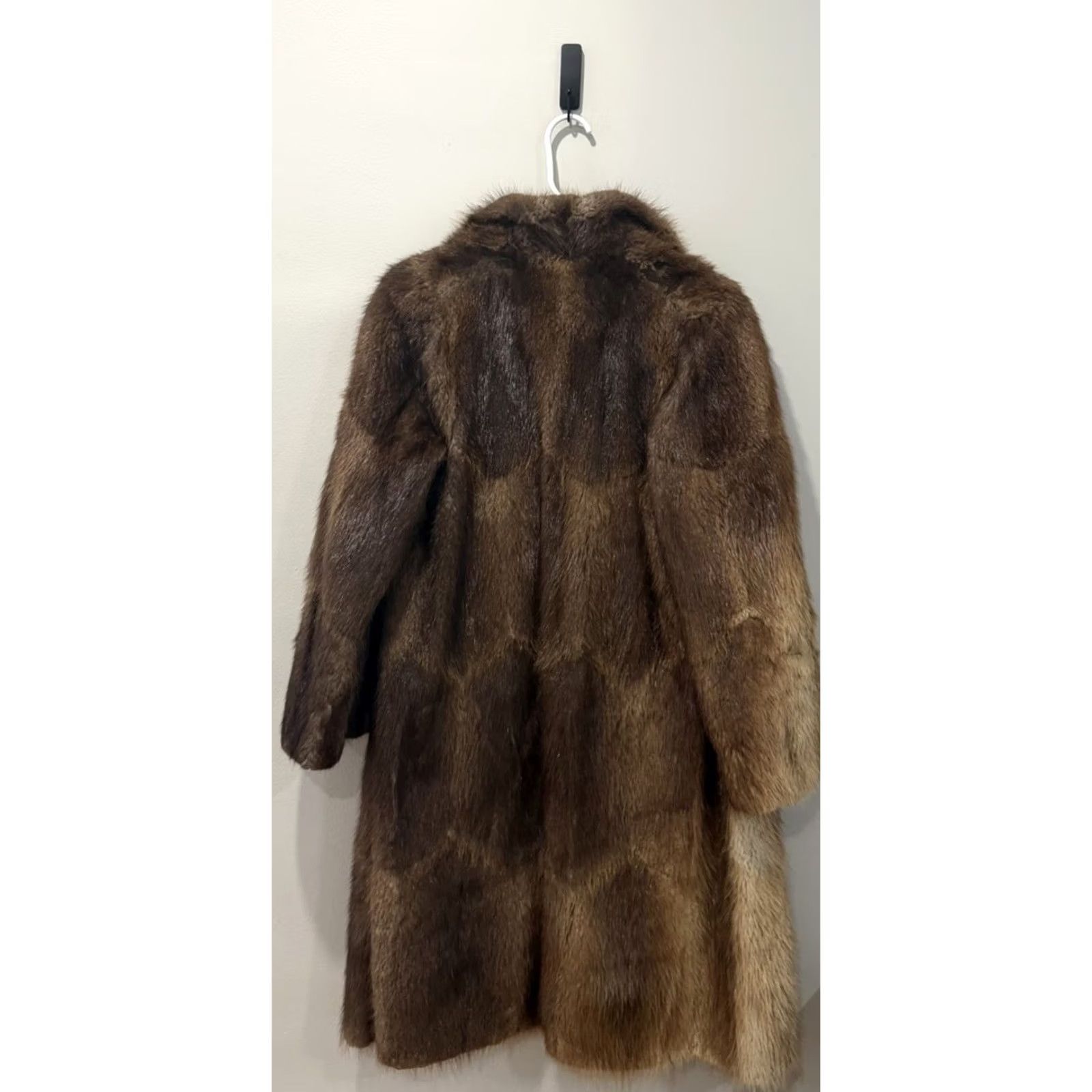 Vintage VINTAGE Fur Shawl Brown Size L Women Shawl Classic Solid Pattern Size L / US 10 / IT 46 - 2 Thumbnail