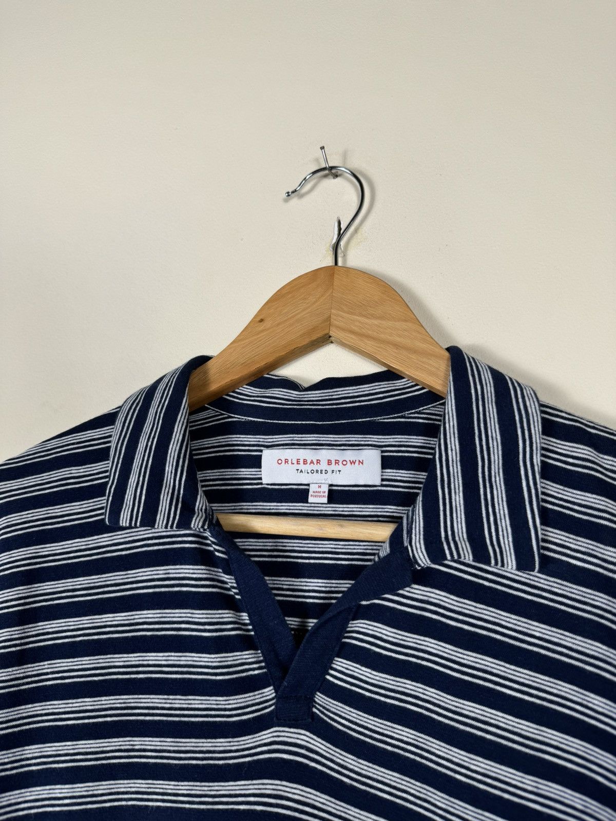 Designer × Orlebar Brown Orlebar Brown tailored fit striped long sleeve Size US M / EU 48-50 / 2 - 2 Thumbnail