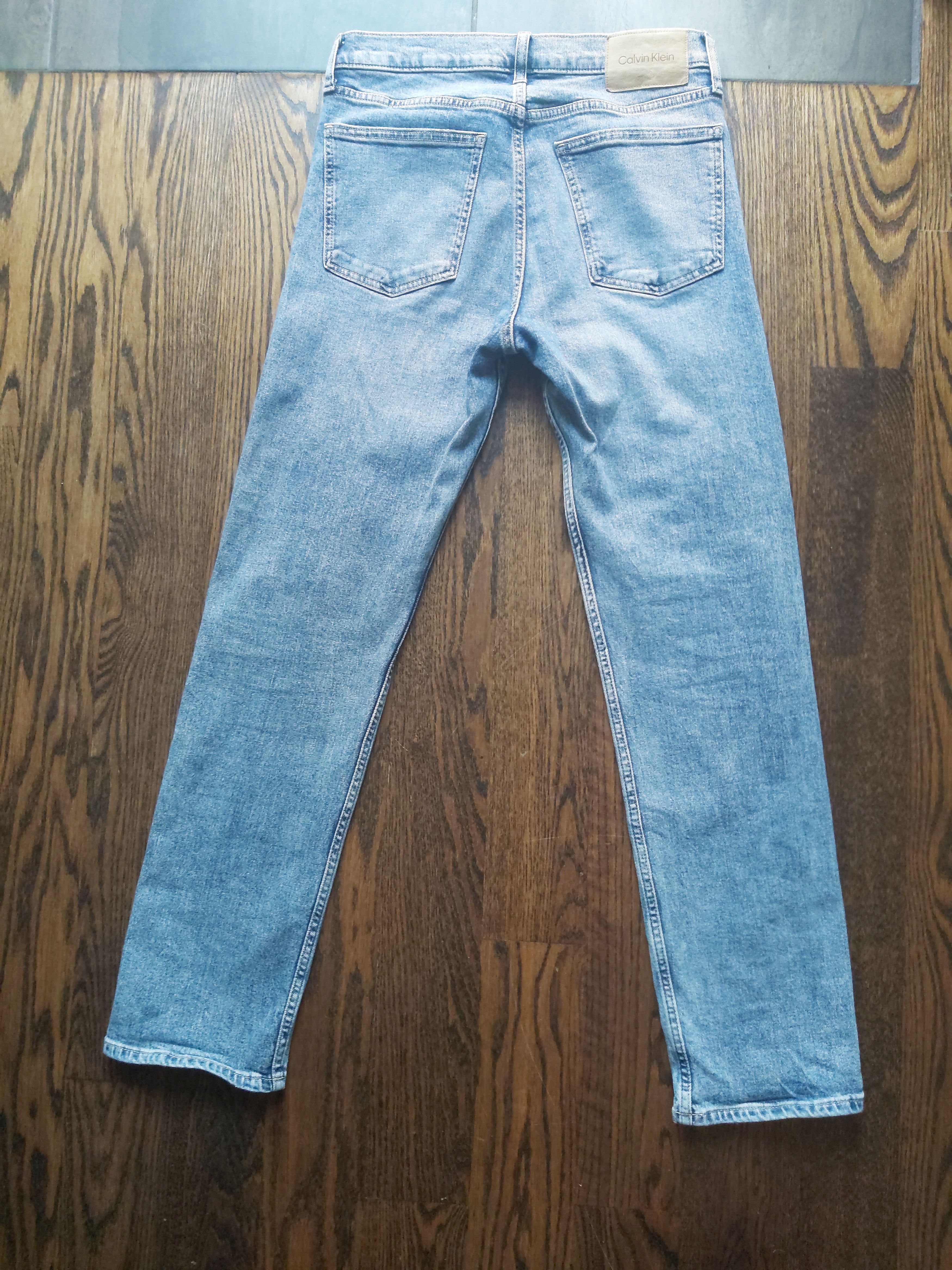 Calvin Klein Calvin Klein: Light Blue Standard Straight Jeans Size US 30 / EU 46 - 2 Thumbnail