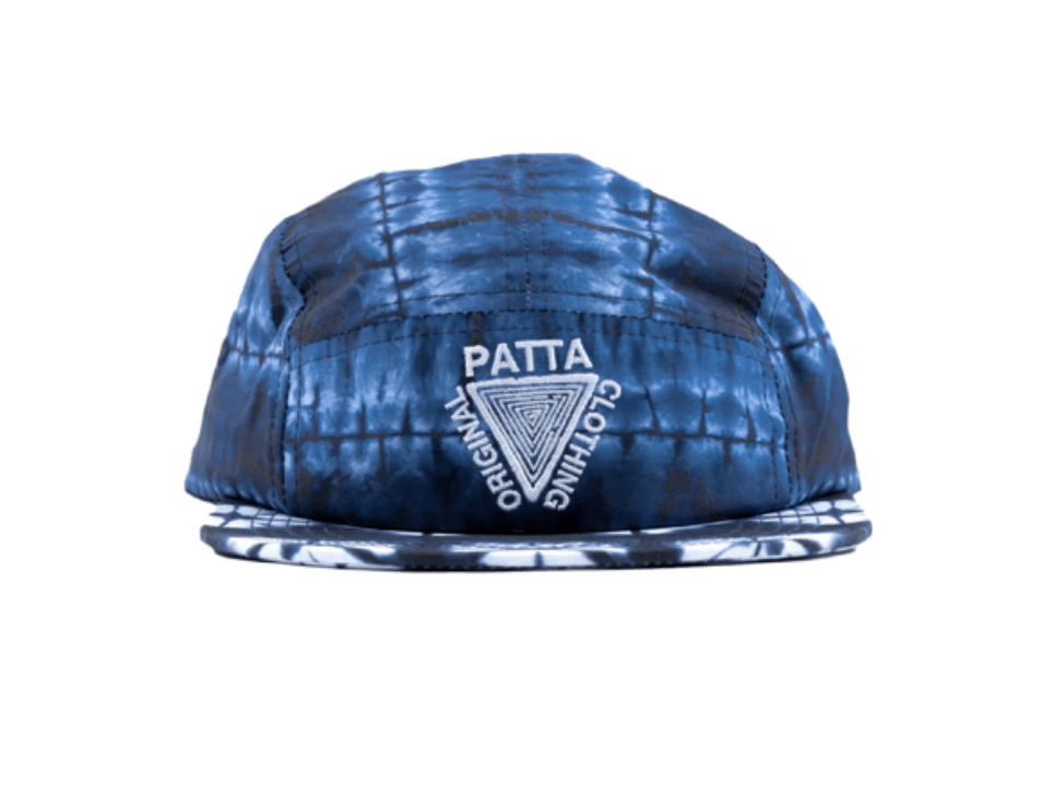 image of Hypebeast x Patta Water Nylon 5-Panel Blue, Men's
