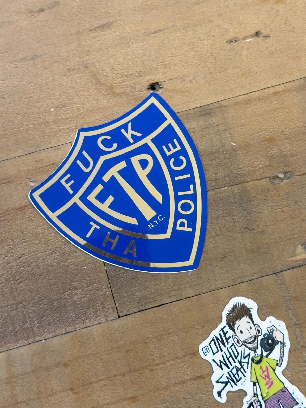 Supreme Supreme F*ck Tha Police FTP Sticker Blue (2008) Size ONE SIZE - 3 Thumbnail