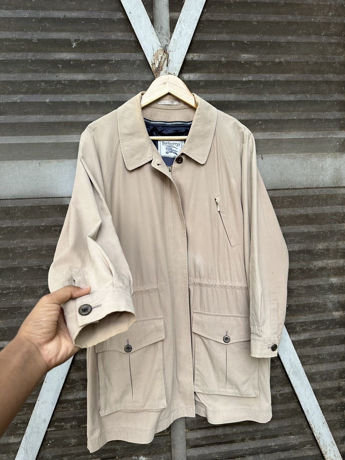 Burberry Vintage Burberry's Prorsum Nude Utility Jacket (Woman) Size US L / EU 52-54 / 3 - 7 Thumbnail