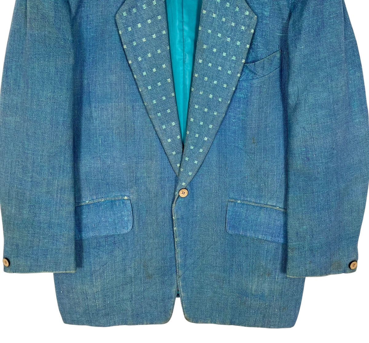 Japanese Brand × Kansai Yamamoto × Vintage Vintage Kansai Yamamoto Blazer Jacket Size US XL / EU 56 / 4 - 3 Thumbnail