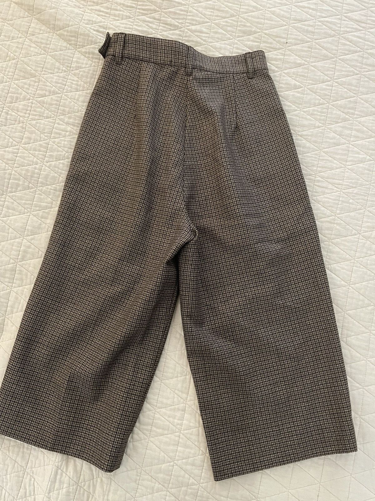 Maison Margiela Wool Plaid Culottes Size 25" / US 0 / IT 36 - 7 Thumbnail