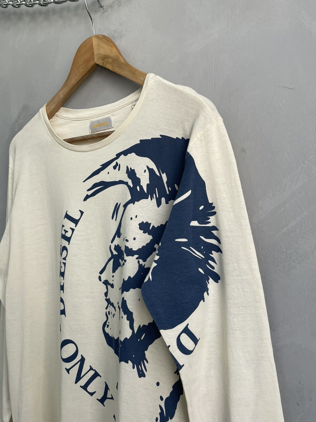 Diesel Avant garde Diesel big logo long sleeve rare y2k Size US M / EU 48-50 / 2 - 8 Thumbnail