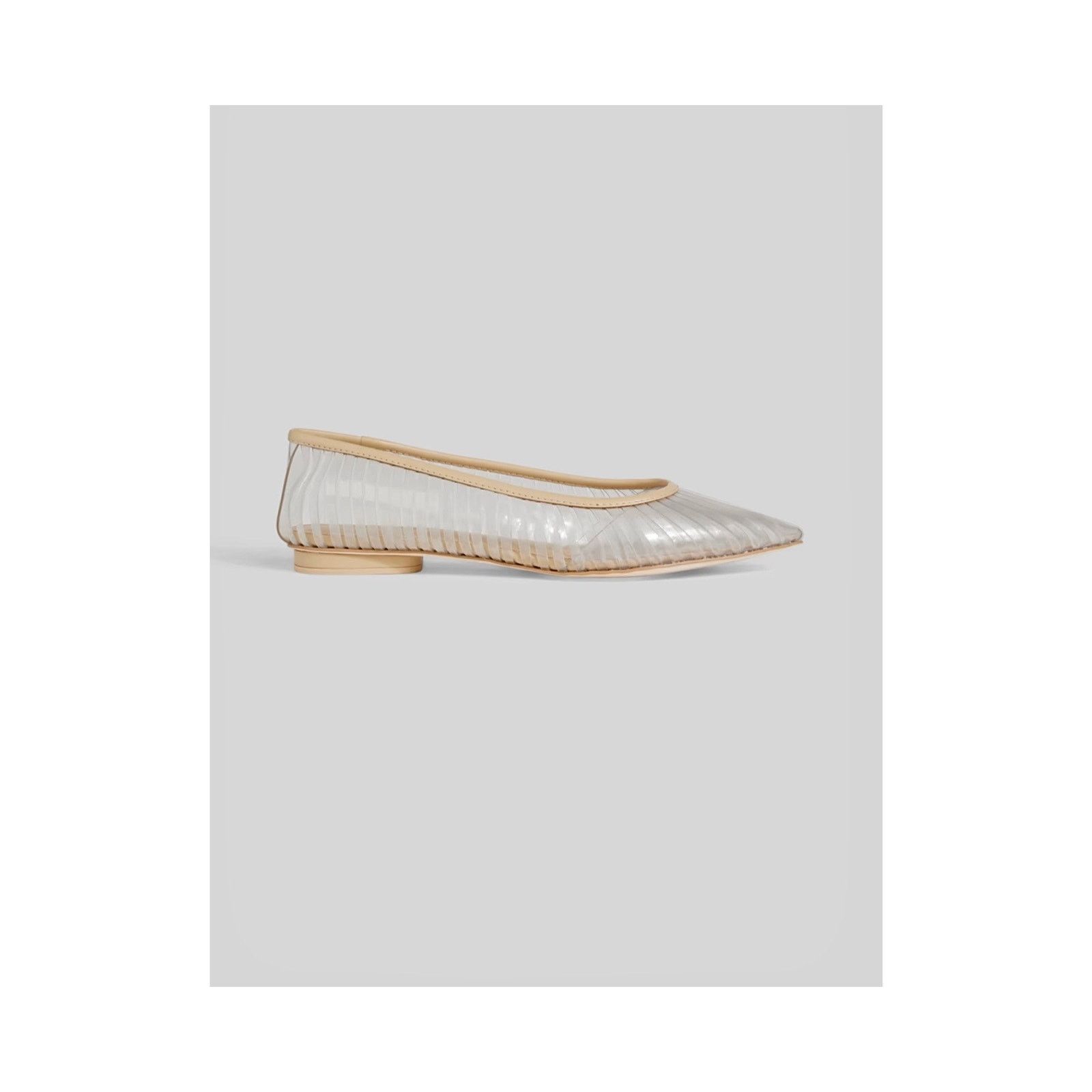 Cult Gaia CULT GAIA Clear Leena Flat Shoe Womens 7 EU 37 Pointed Toe Size US 7 / IT 37 - 2 Thumbnail