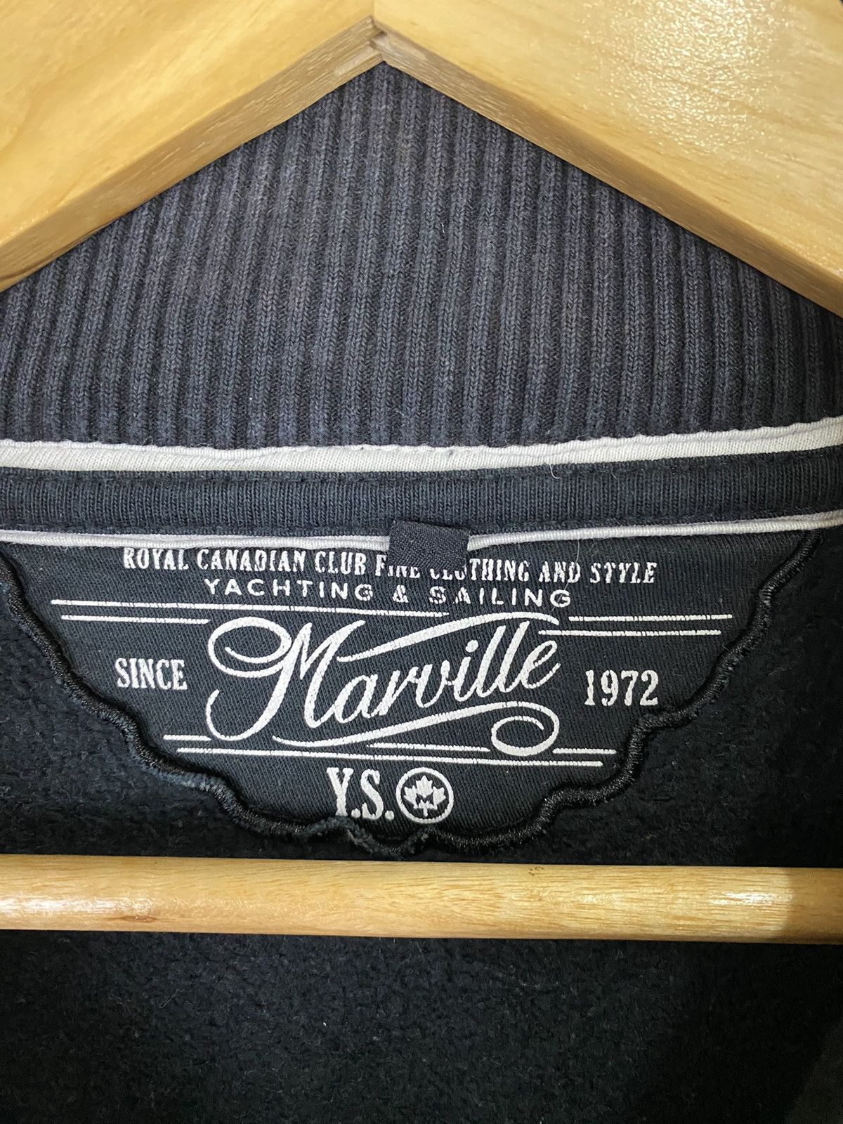 Vintage Vintage Marville Canadian Style Half Zipper Hoodies Size US L / EU 52-54 / 3 - 12 Thumbnail