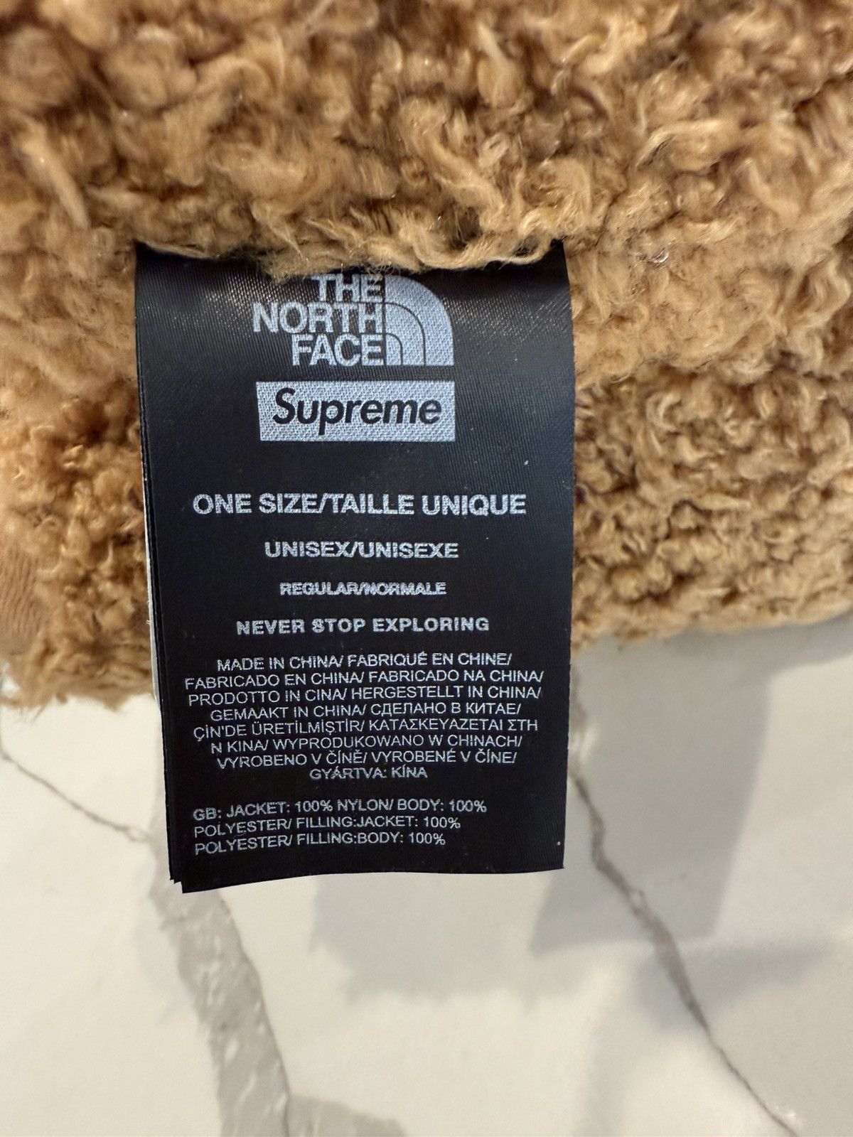 Supreme Supreme The North Face Bear “Tan” Size ONE SIZE - 4 Thumbnail