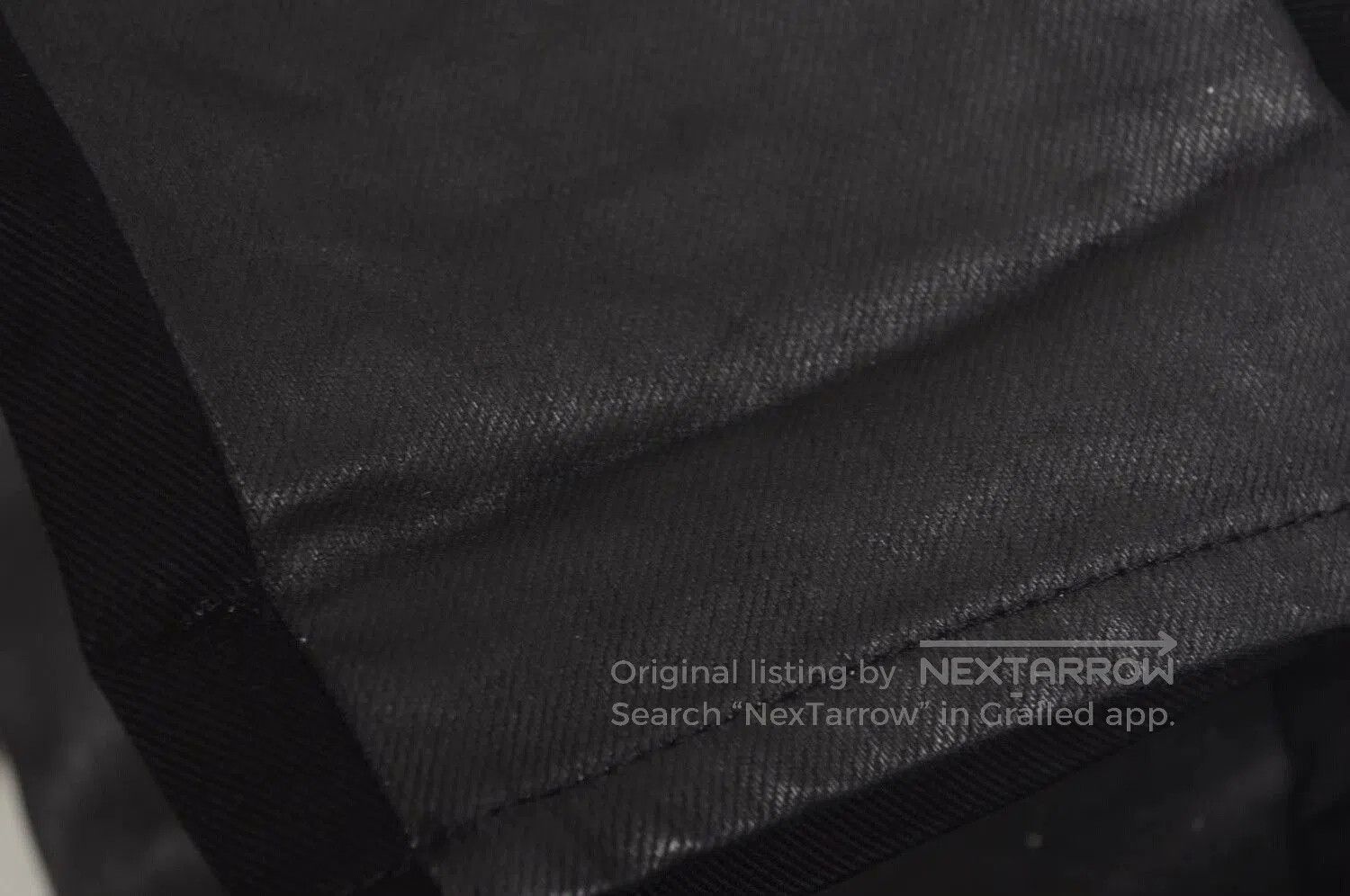 Givenchy Givenchy Gray Leather Panel Straight Jeans 36. Size US 36 / EU 52 - 6 Thumbnail