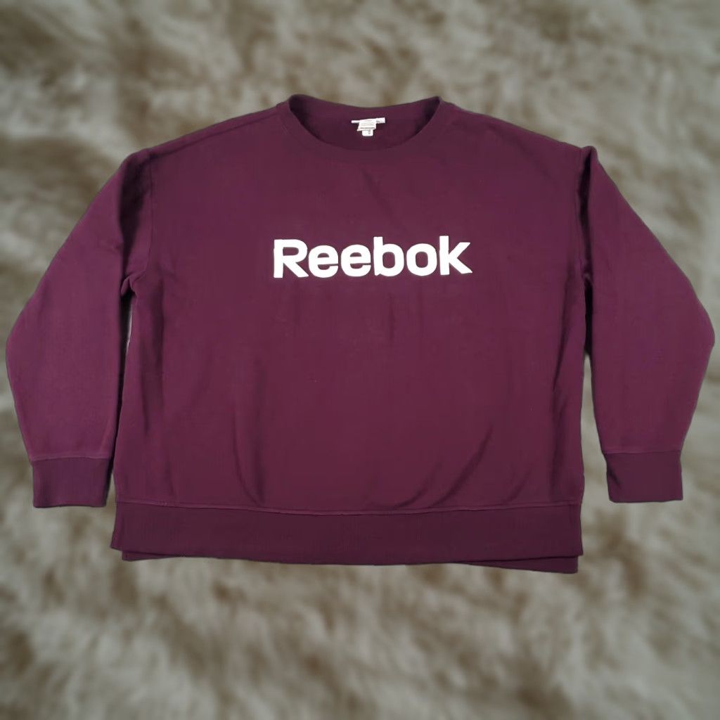 Reebok Reebok Sweater Mens 2XL Purple Pullover Crew Neck Long Sleeve Casual Knit Sweatshirt Size US XXL / EU 58 / 5 - 1 Thumbnail