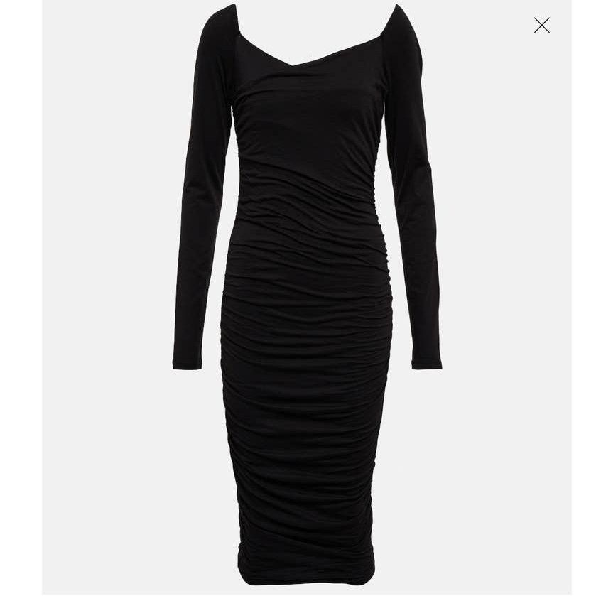 Anthropologie Anthropologie Velvet by Graham & Spencer Tori Ruched Dress Size L / US 10 / IT 46 - 9 Thumbnail