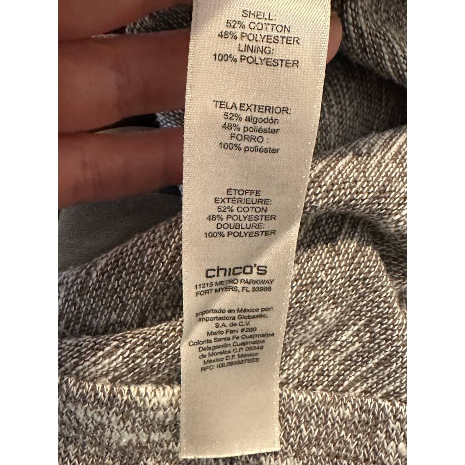 Chicos Chico’s heather 3/4 sleeves sweater size 0 - small Size S / US 4 / IT 40 - 4 Thumbnail